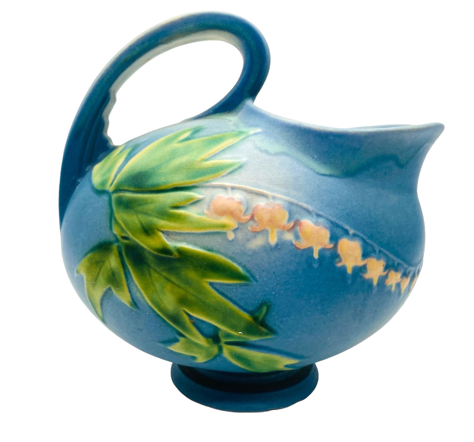 Roseville Pottery Bleeding Heart Pitcher (1 of 7)