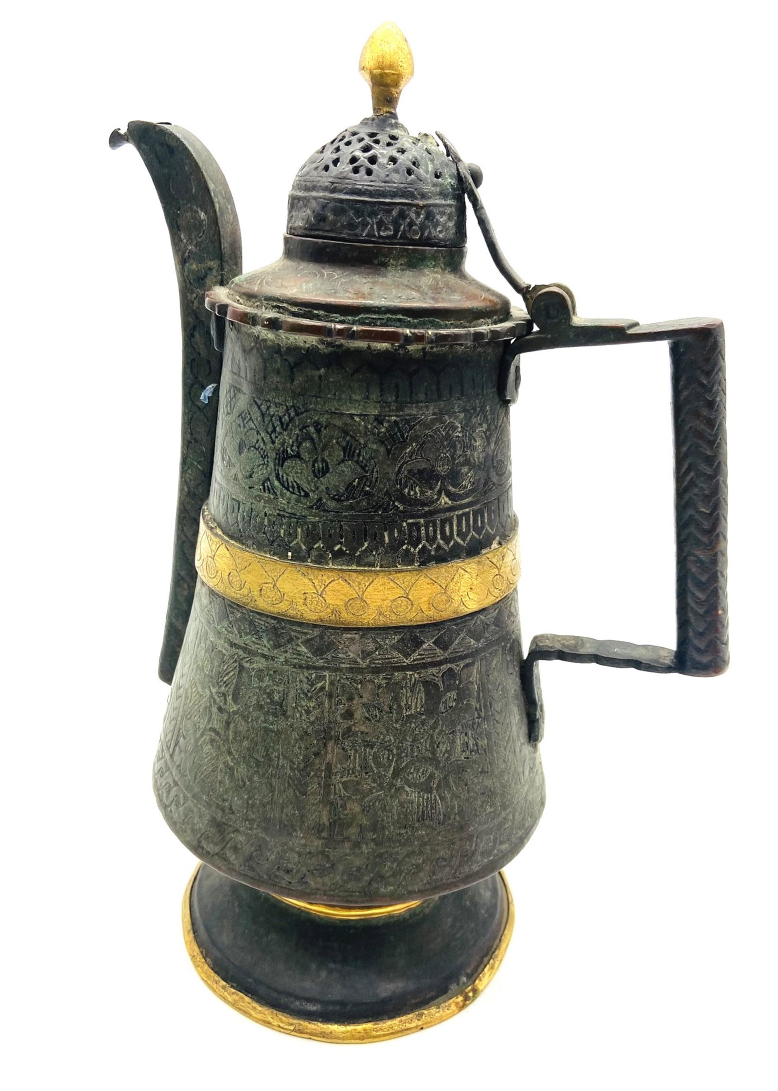 Late 18C Ottoman Tombak Ewer (1 of 8)