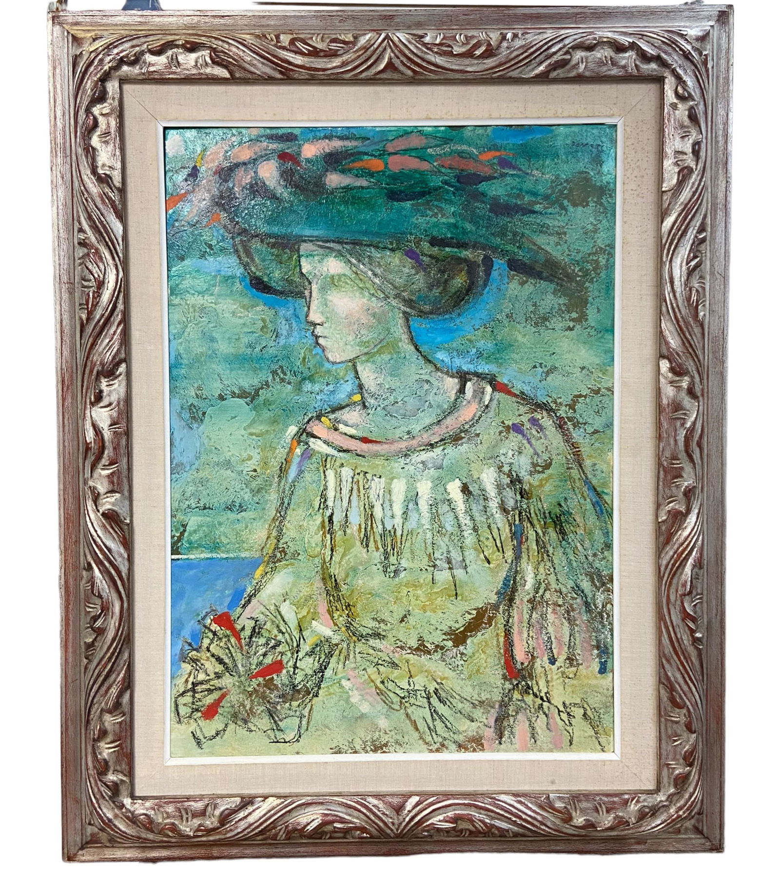 Lazzaro Donati O/B "Porto Azzurro, 1964" (1 of 5)