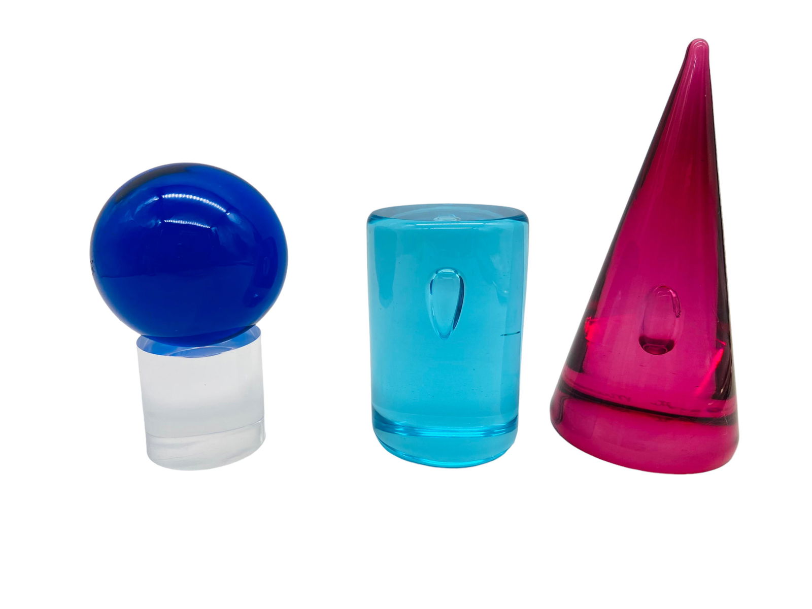 Oggetti Murano Signed Art Glass Paperweights (1 of 5)