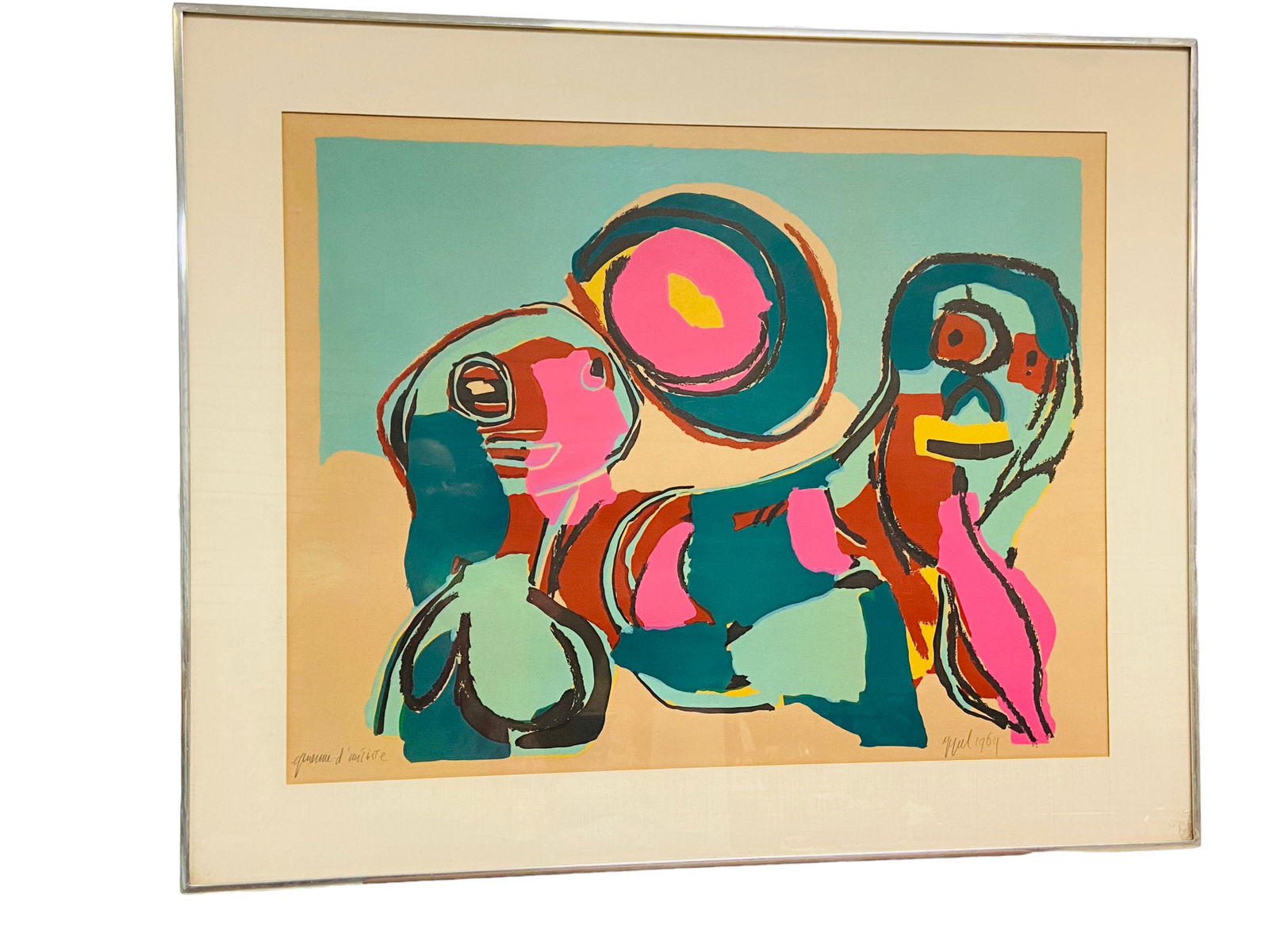 Karel Christiaan Appel Color Lithograph (1 of 5)