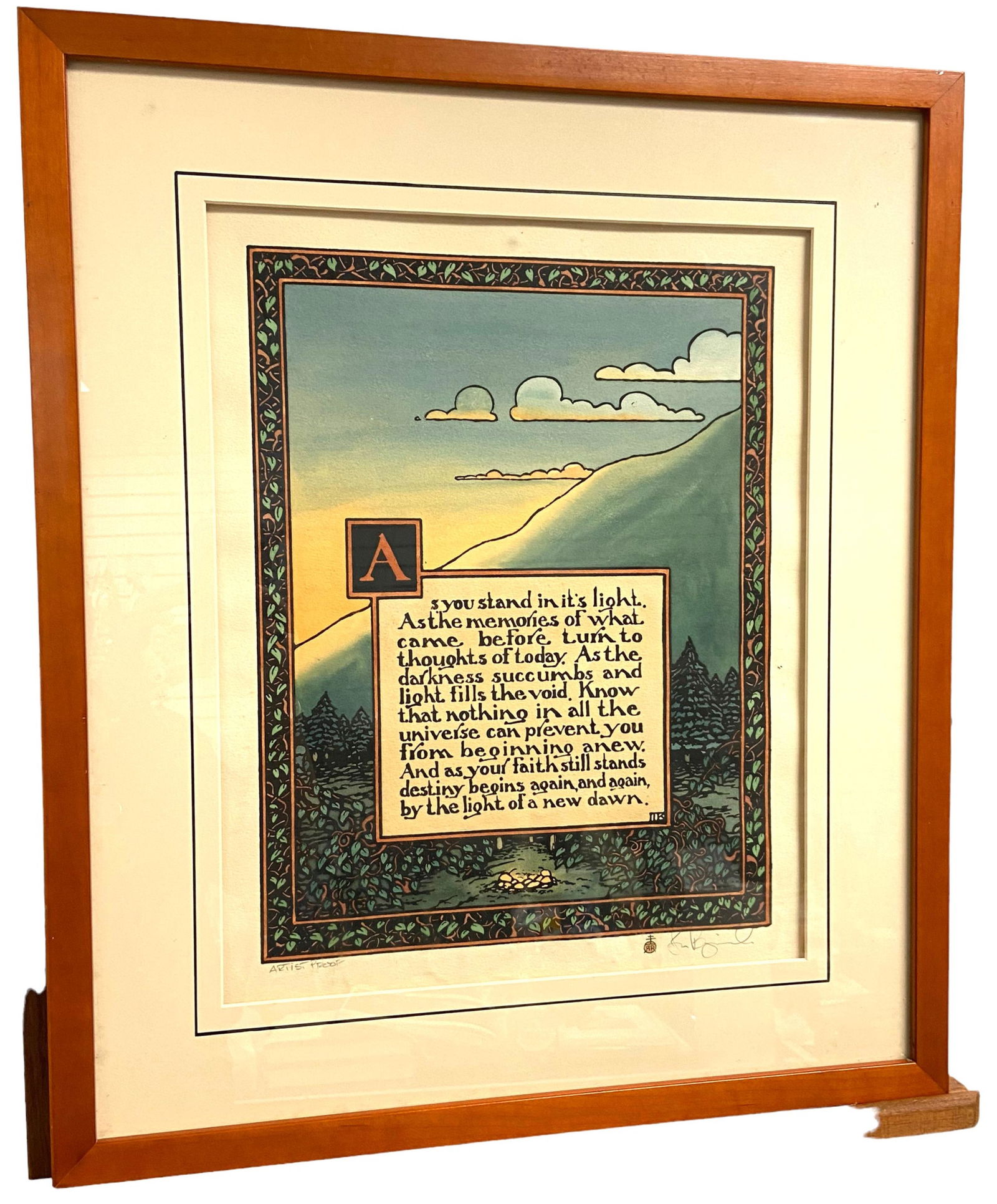 Signed Roycroft Renaissance Color Print (1 of 5)