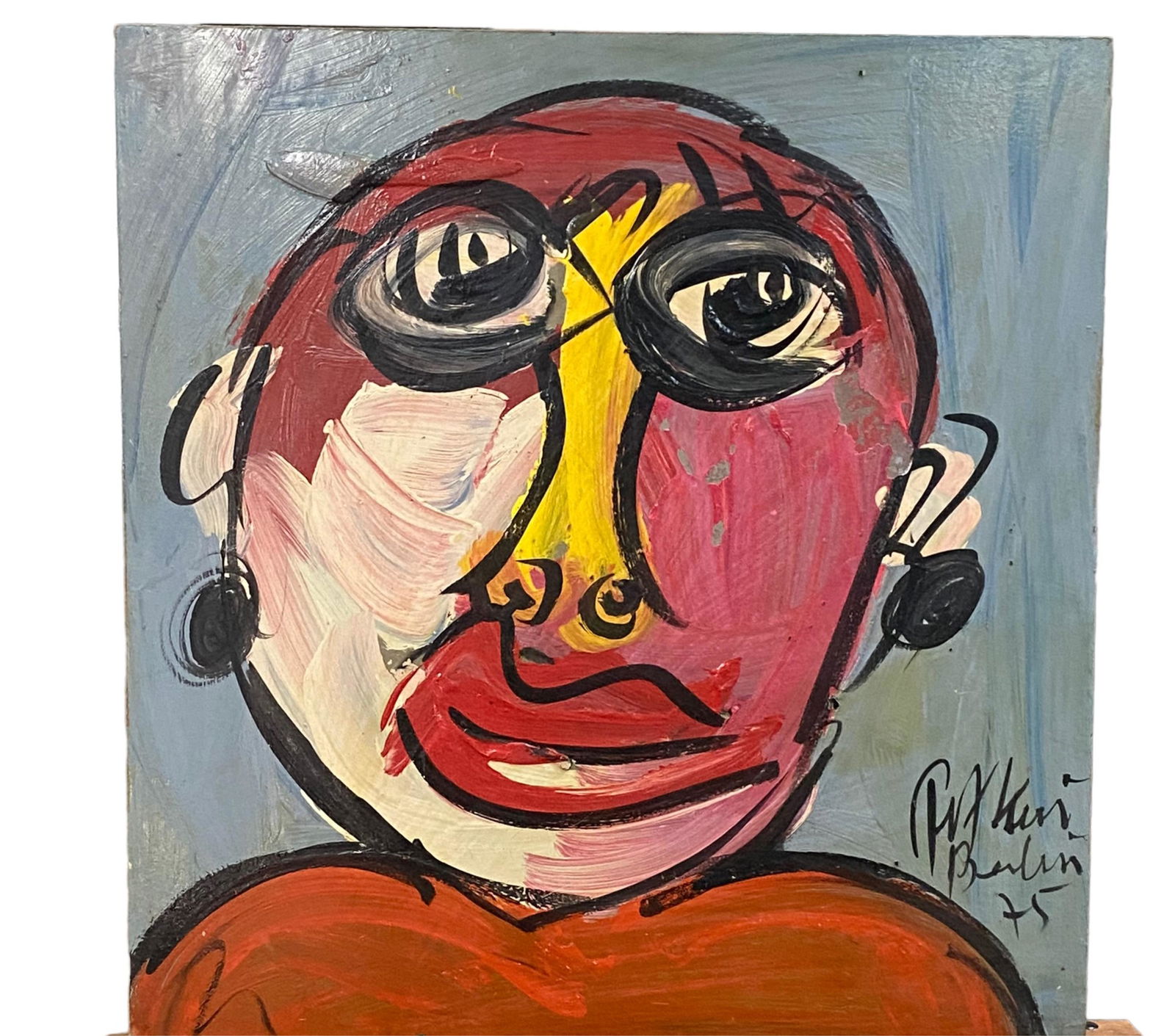 Peter Keil O/B Face Painting 1975 (1 of 5)