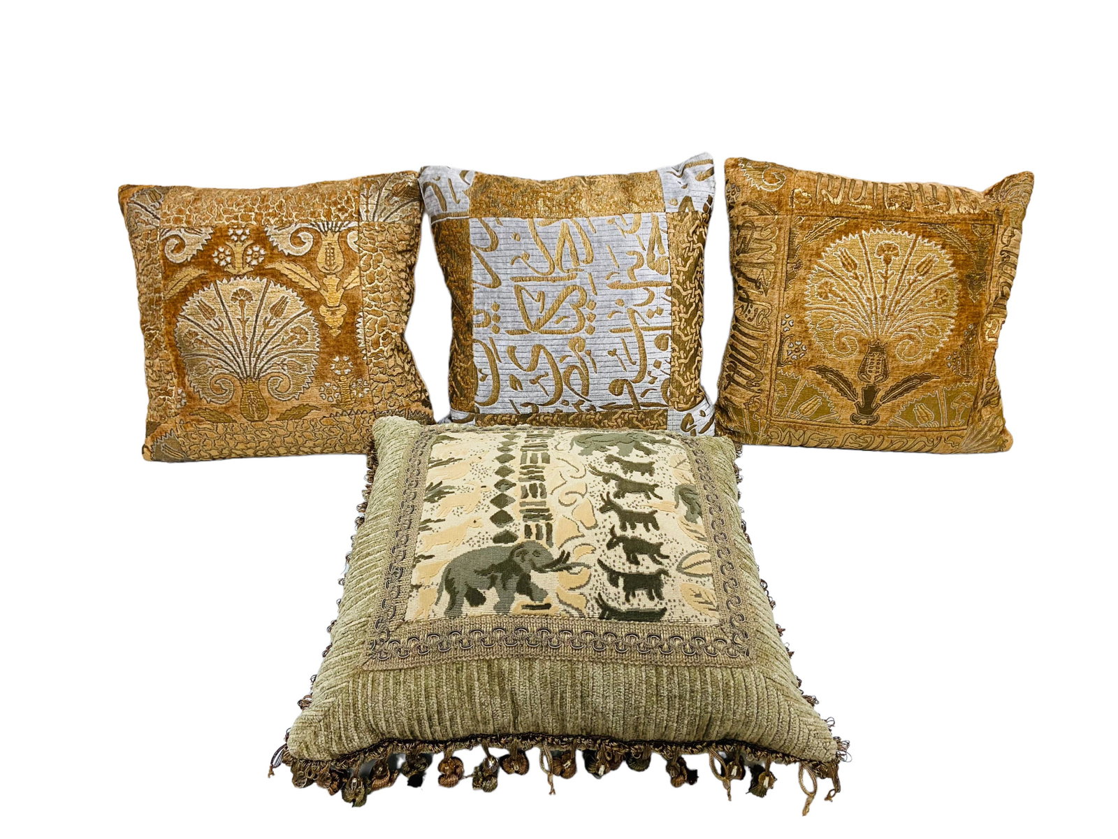 Four Venetia Studium Italian Embroidered Pillows (1 of 7)
