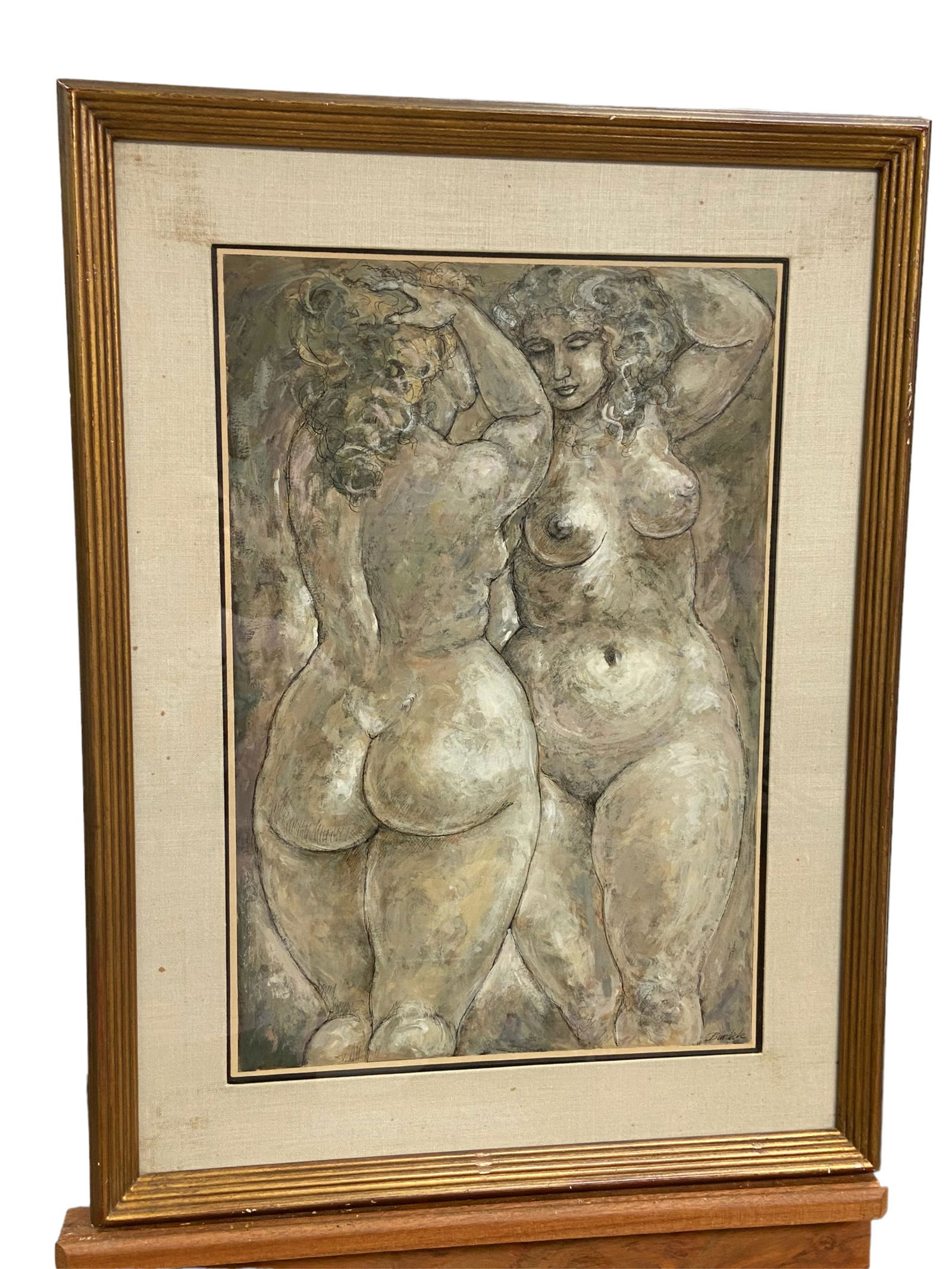 Mixed Media by Charles Burdick " Curvy Female" (1 of 6)