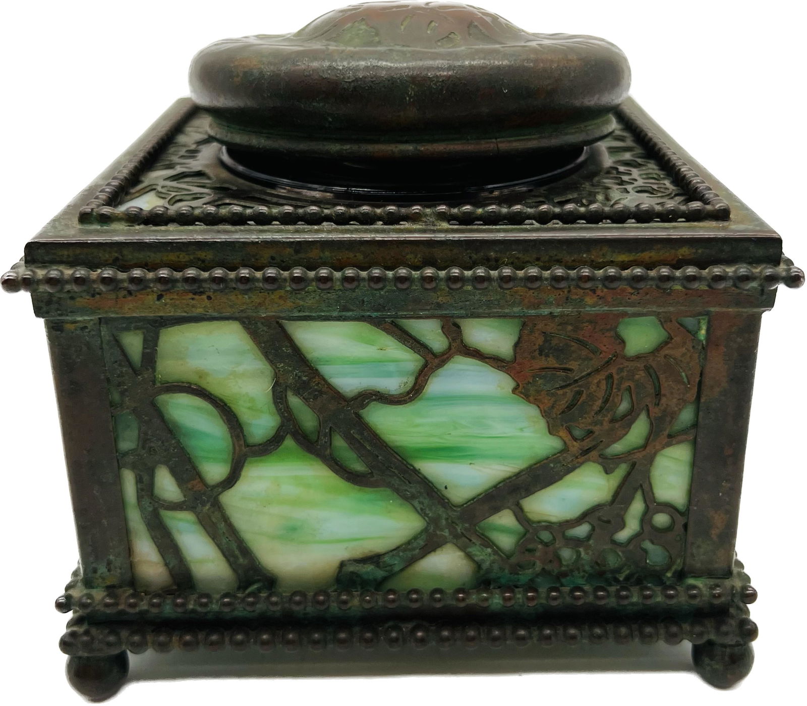 Tiffany Studios Grapevine Inkwell (1 of 7)