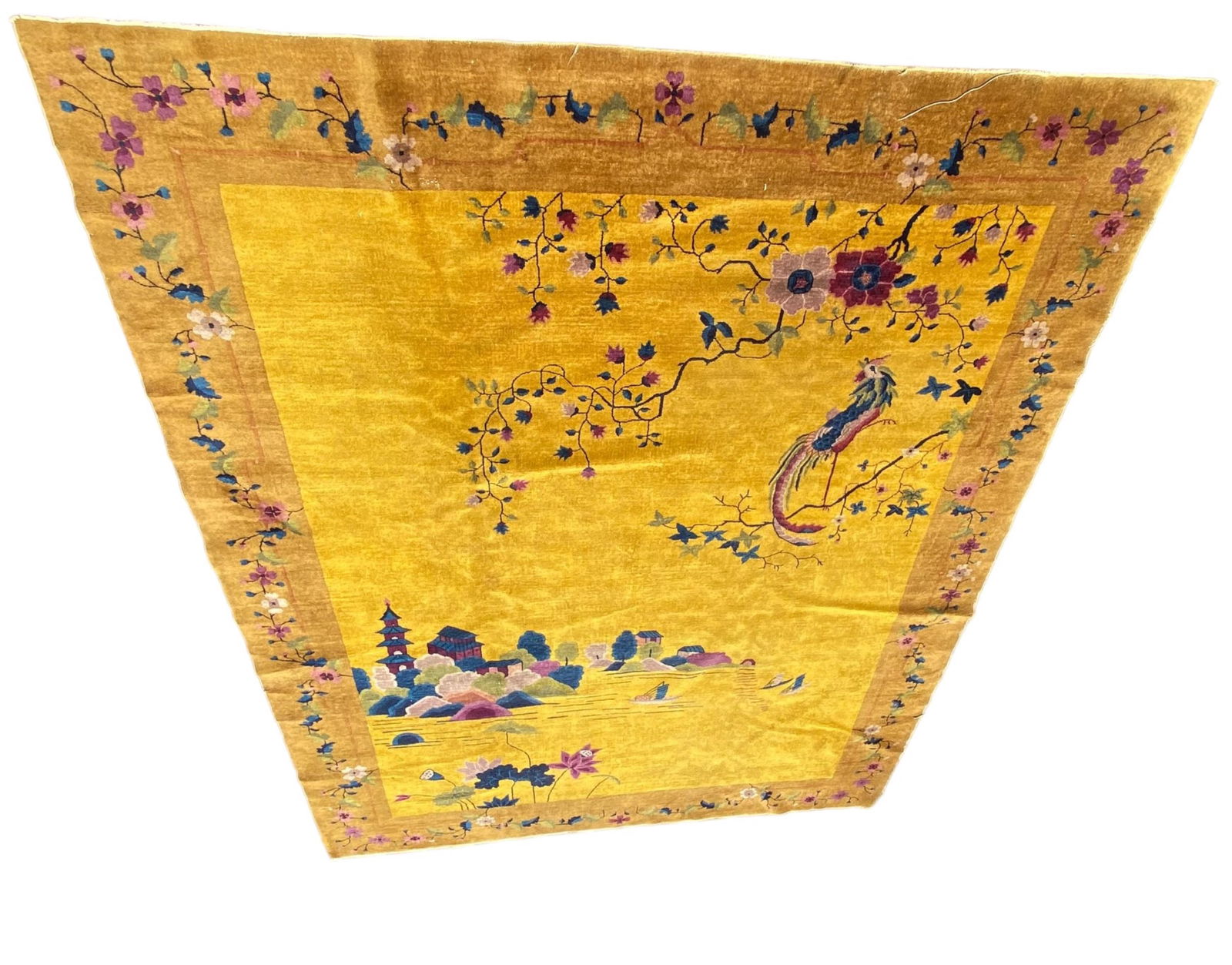 Antique 1910-20 Chinese Peking Feti Rug (1 of 12)