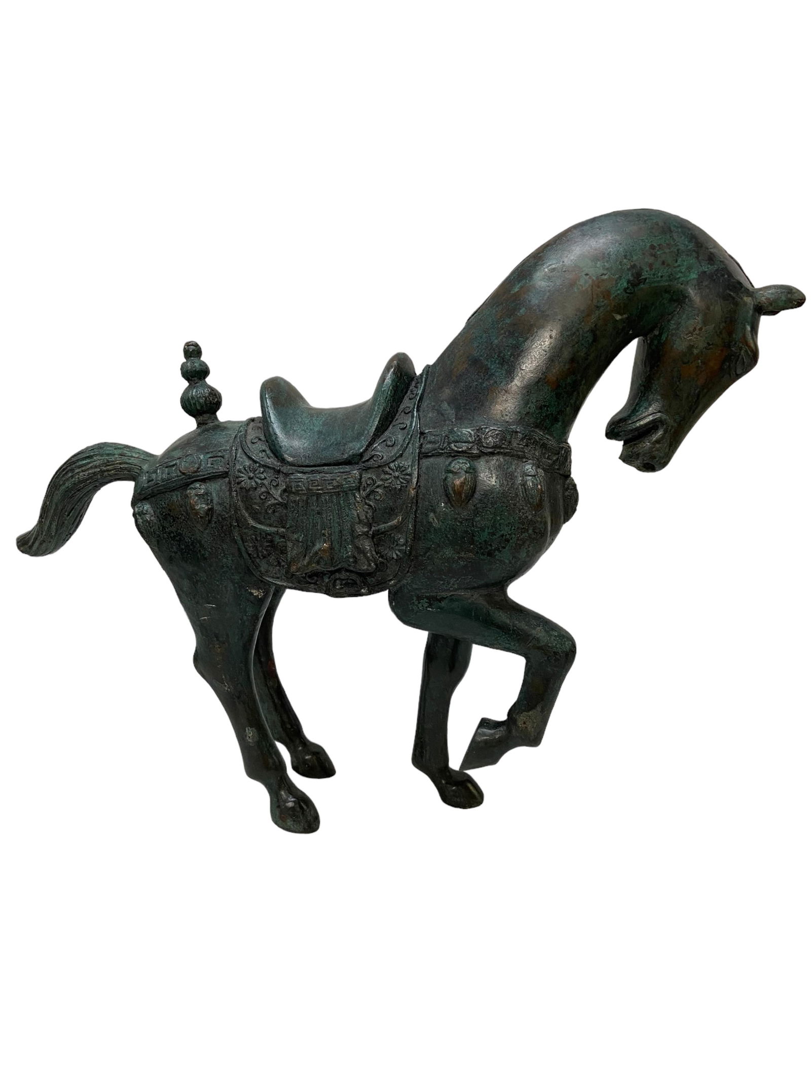 Antique Chinese Tang style Bronze Horse (1 of 8)