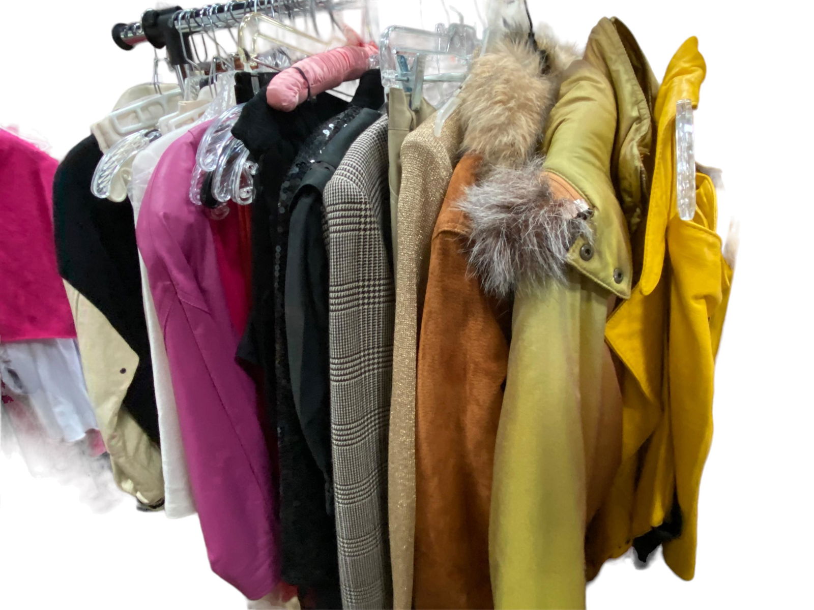 Rack of Vintage Designer and High End Clothes (1 of 6)