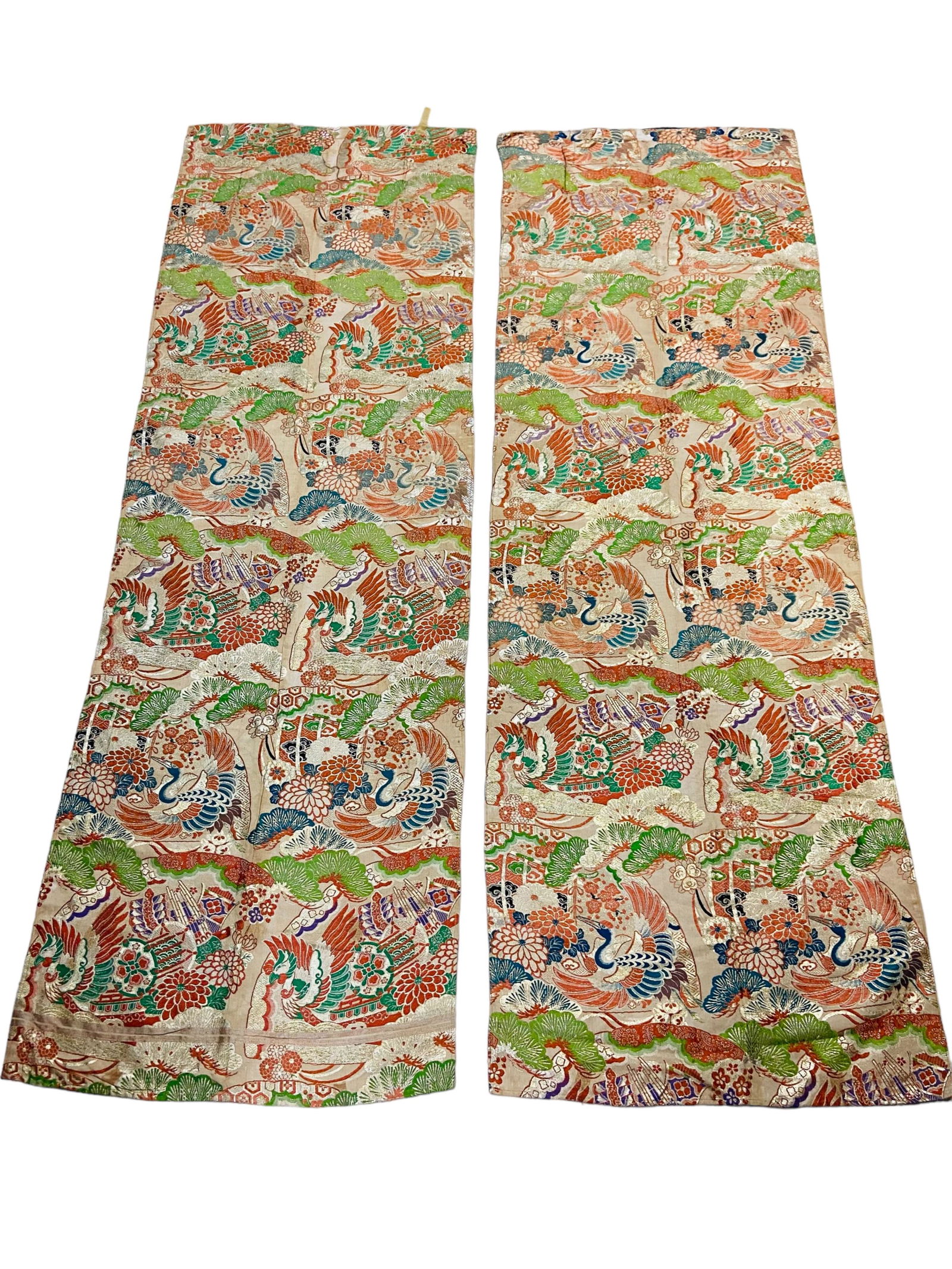 Vintage Decorative Large Chinese Embroidery Panels (1 of 5)