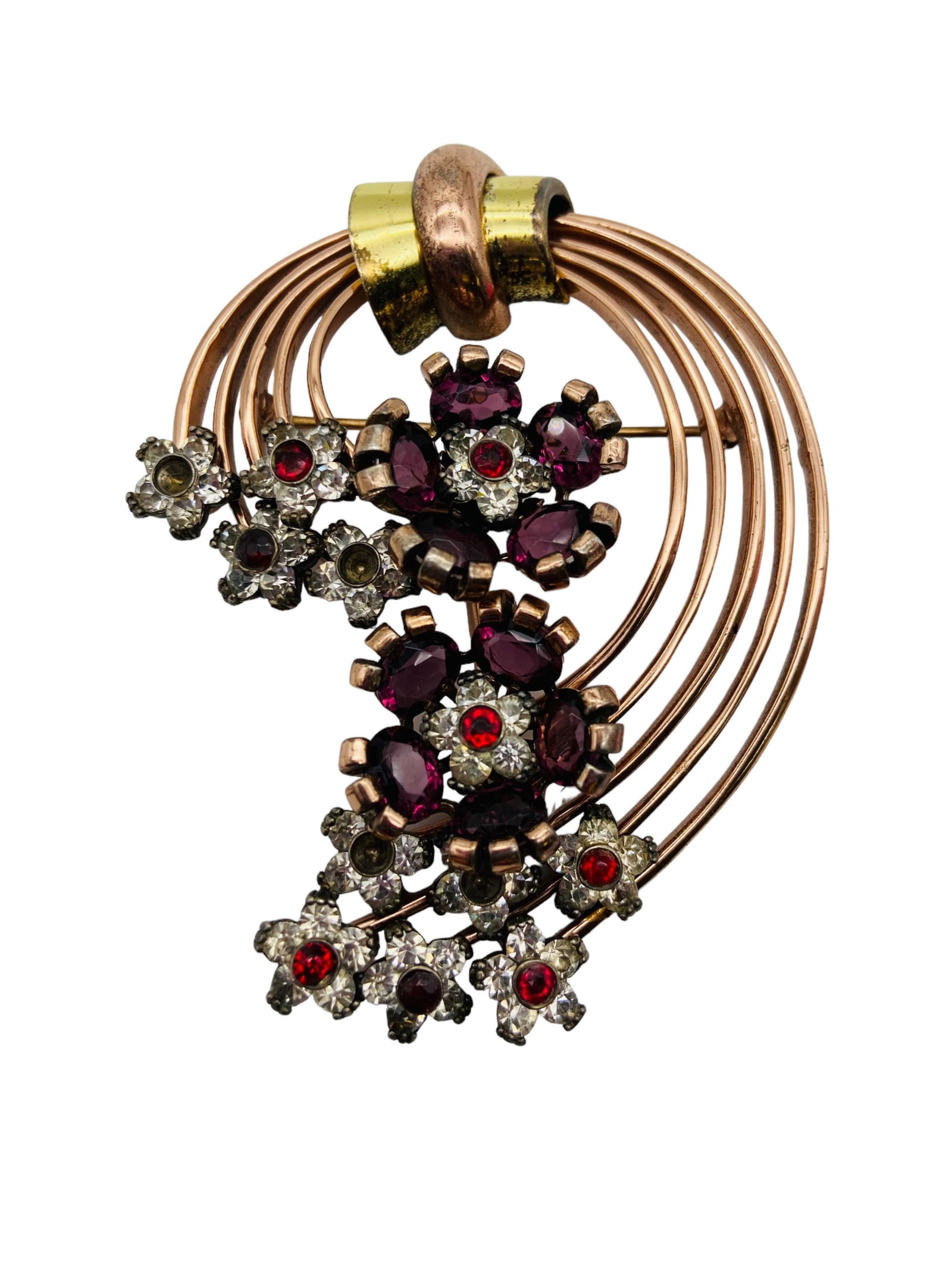 Pennino Vintage Sterling Floral Brooch (1 of 4)