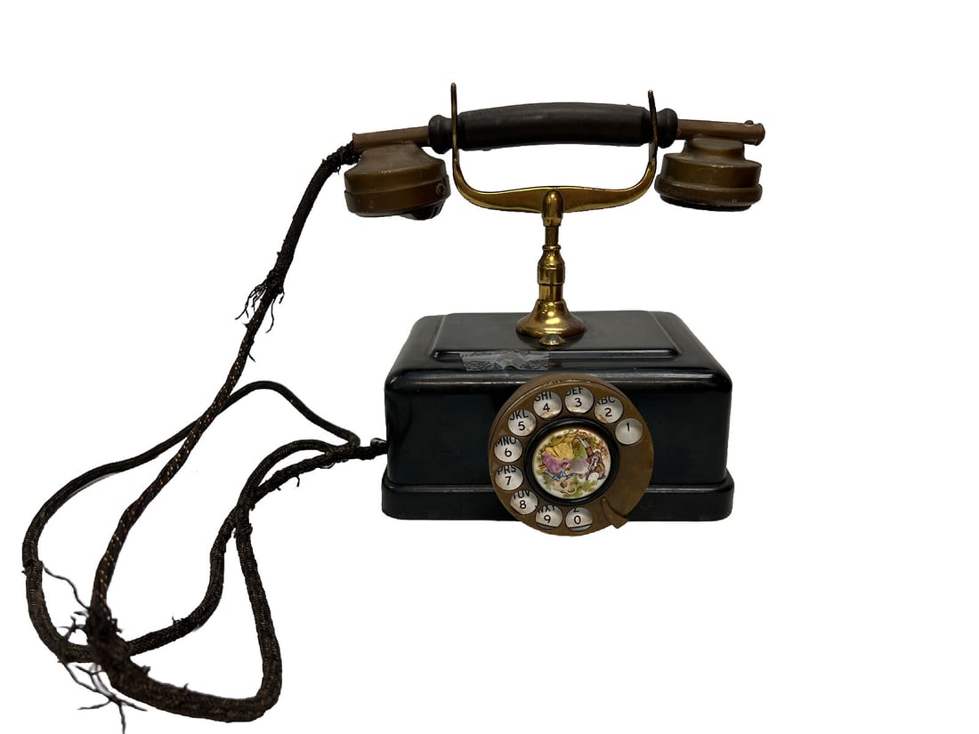 EARLY 20C RIKSTELEFONEN SWEDISH METAL TELEPHONE (1 of 10)