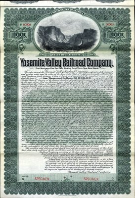 U.S. Yosemite Valley Railroad Co.