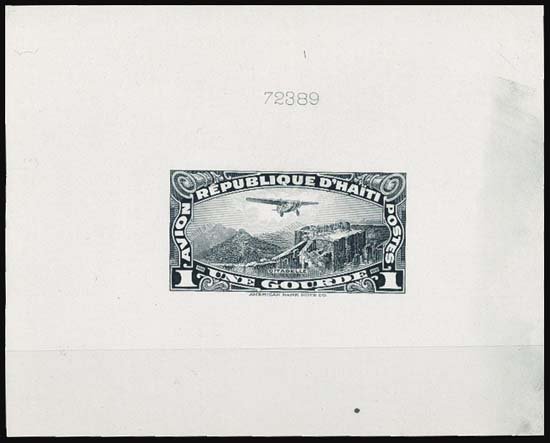 Haiti. C5, 1 Gd. 1933-40, Plane over Christophe's