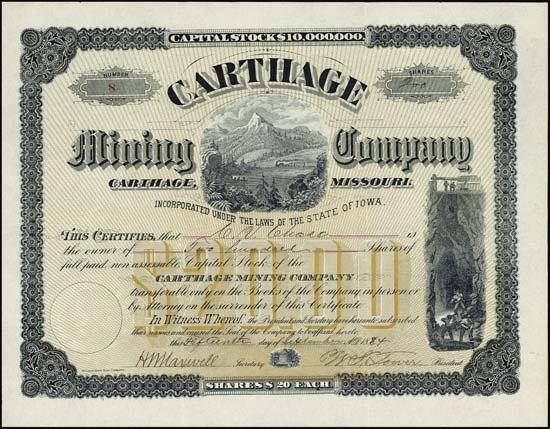 Western. Carthage Mining Company.