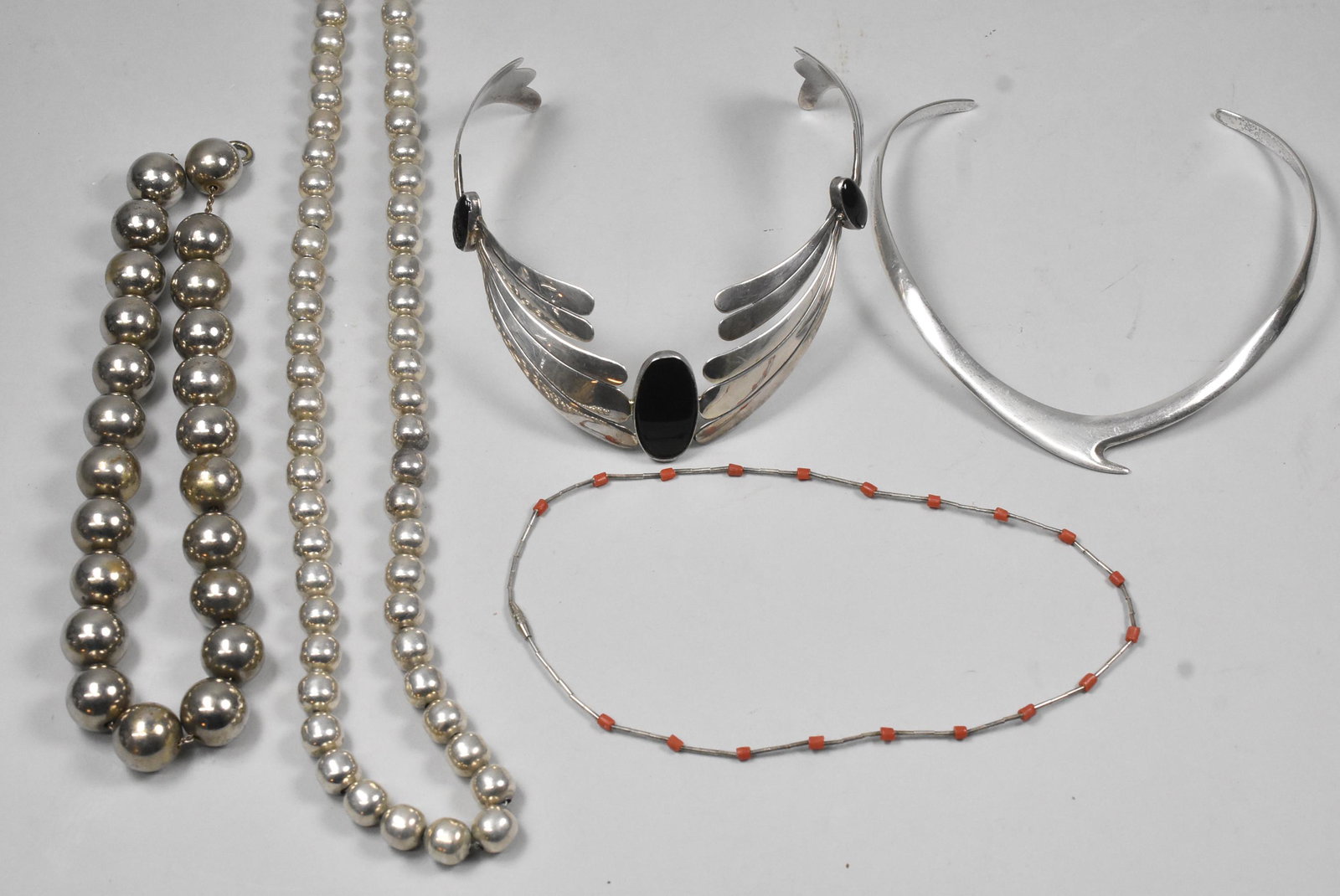 4 Sterling Silver Necklaces (1 of 5)