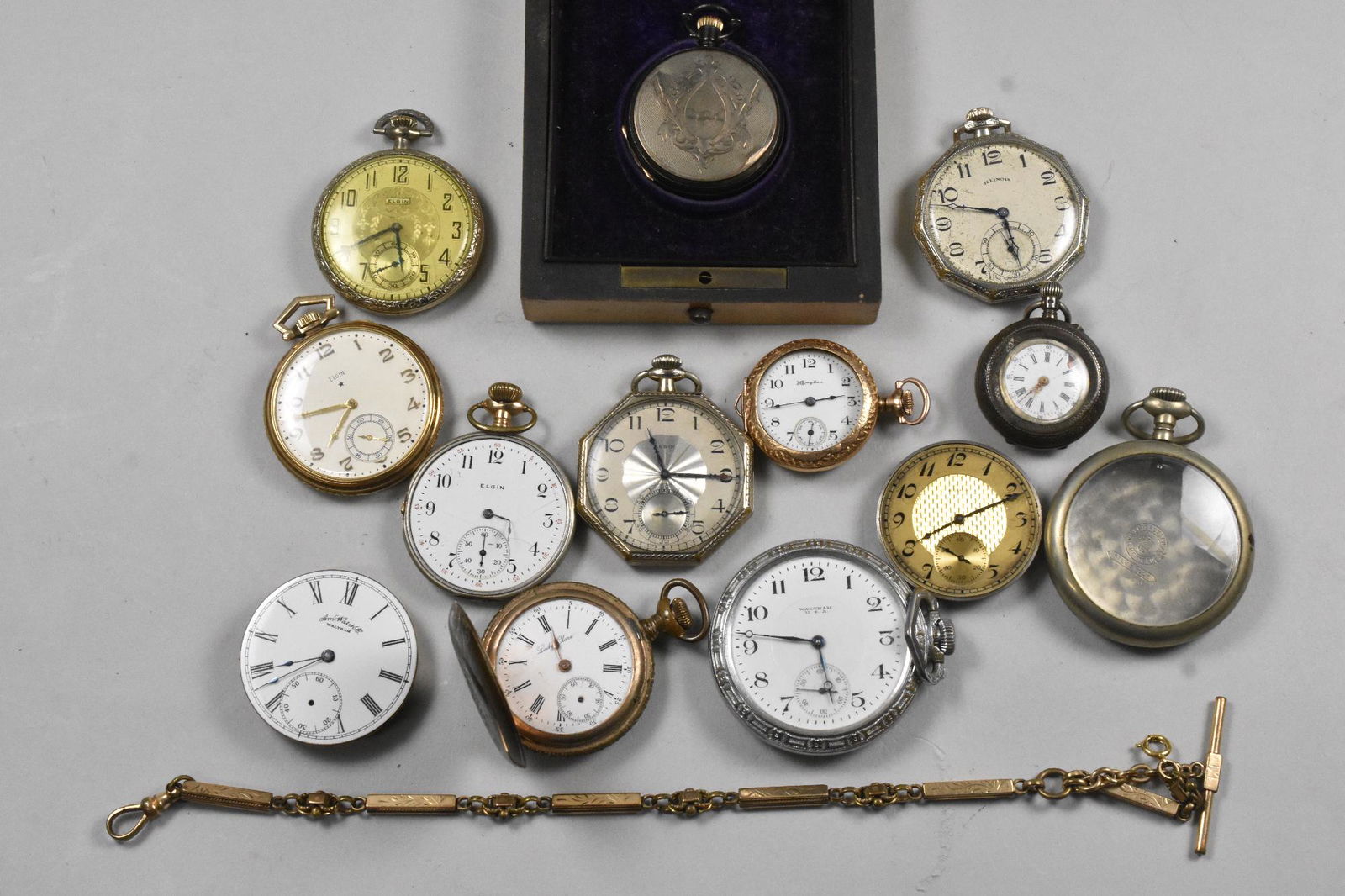 Men's and Women's Vintage Pocket Watches Elgin Illinois (1 of 6)