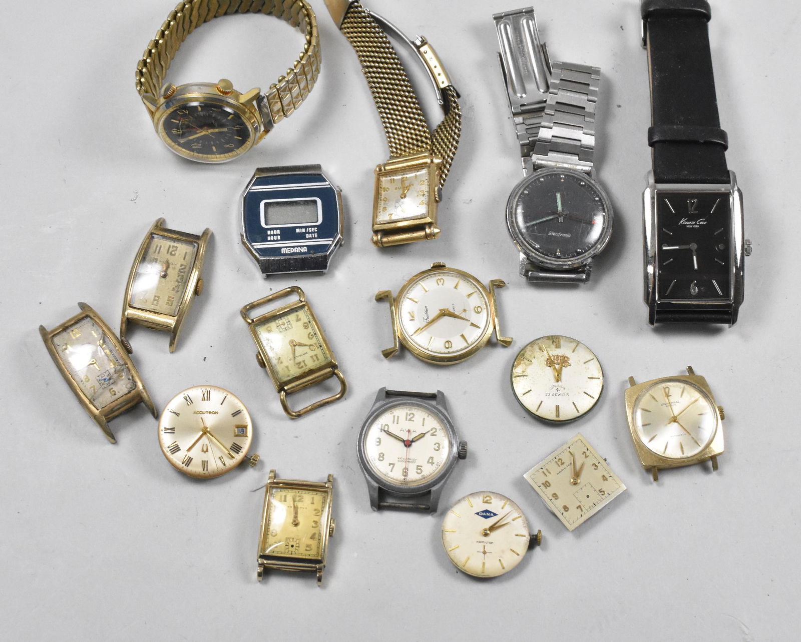 Men's Vintage Wristwatches Accutron, Elgin Hamilton, (1 of 6)