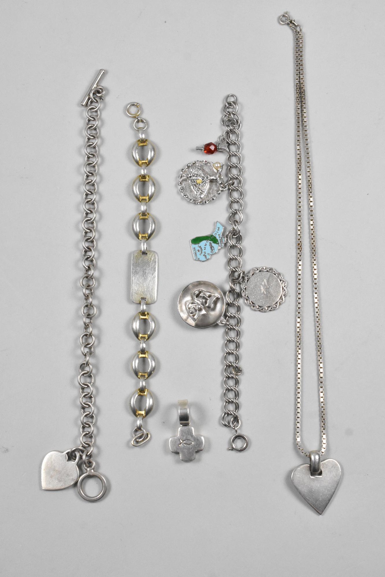 Sterling Group Bracelets, Necklace, Pendant (1 of 7)