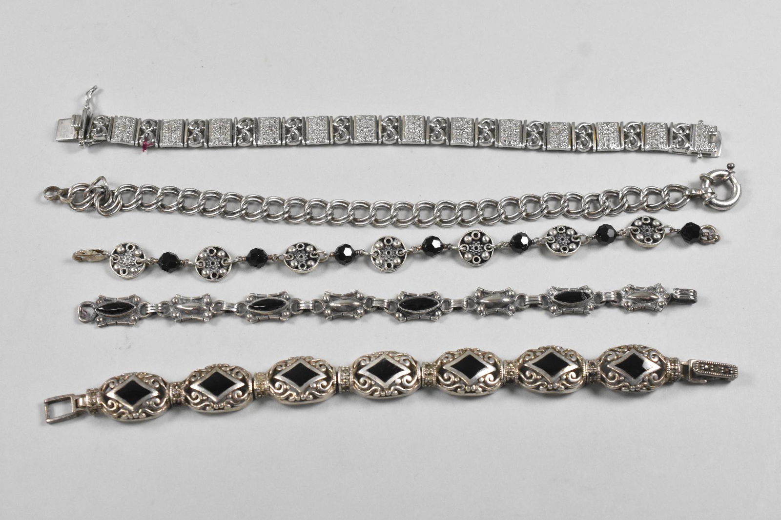 5 Sterling Bracelets (1 of 5)