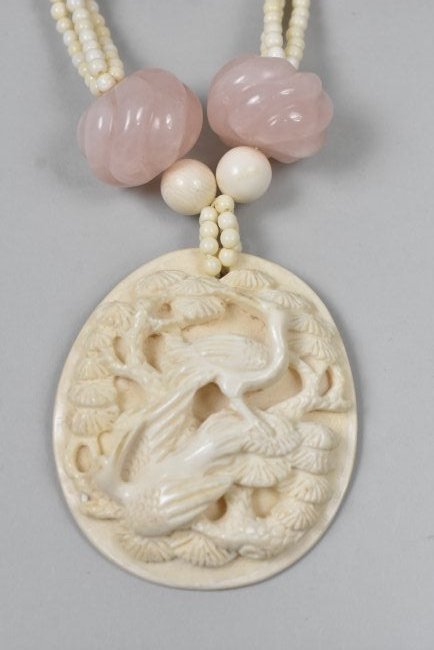 Rose Quartz Multi-Strand Necklace (1 of 5)