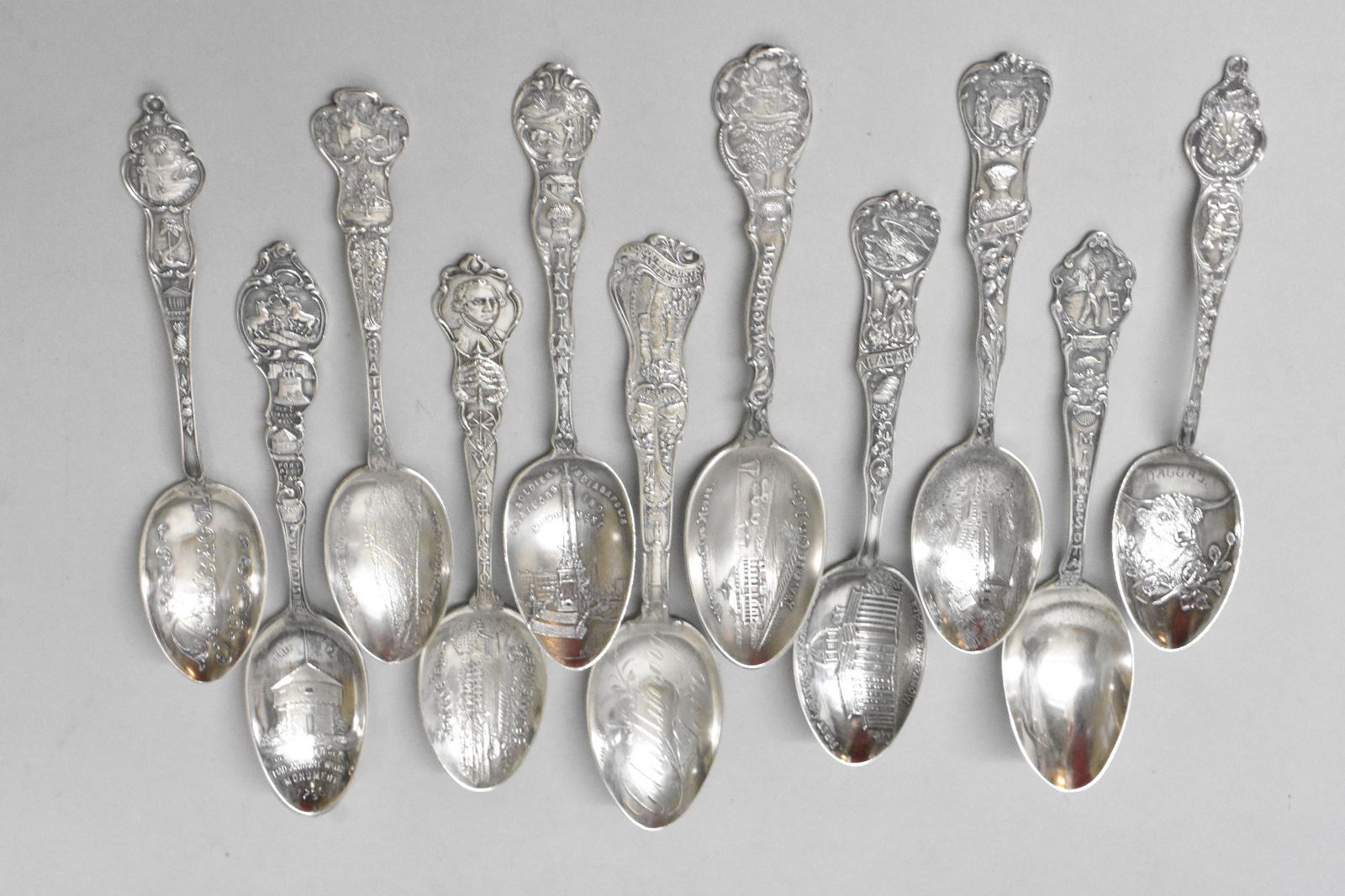 11 Sterling Souvenir Spoons (1 of 4)