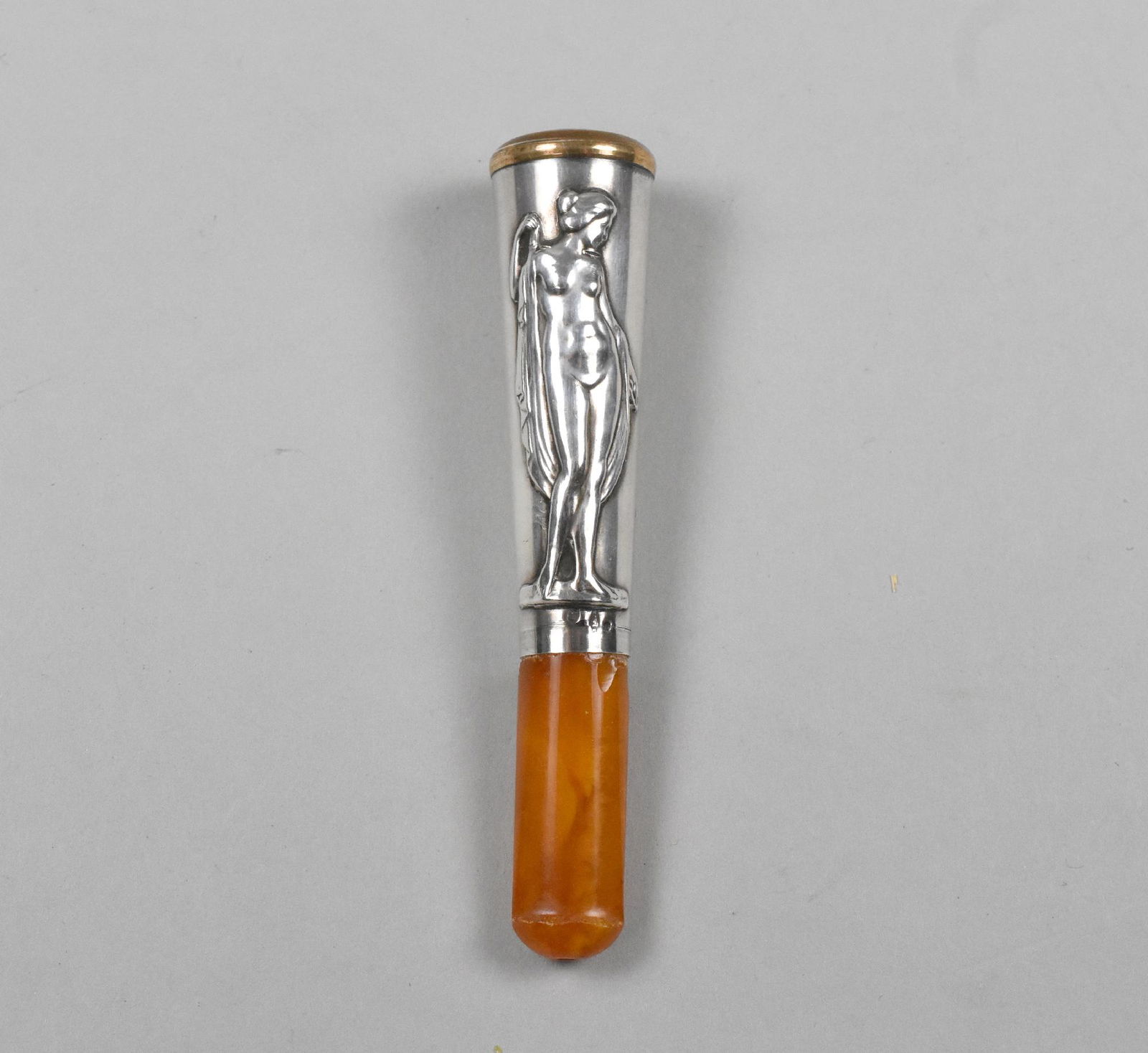 Victorian Sterling Silver Cigar Holder LH & A (1 of 4)