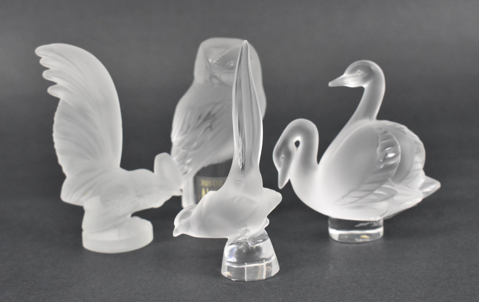 4 Piece Lalique Animal Form Glass (1 of 3)
