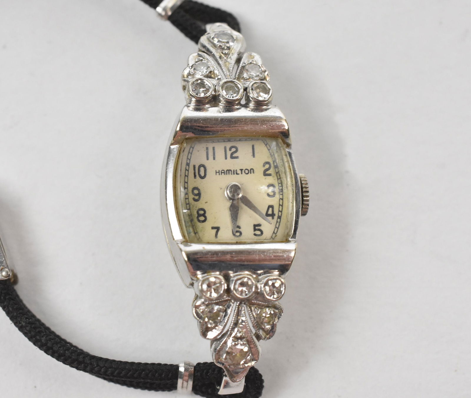 Ladies Hamilton 14K & Diamond Watch (1 of 5)