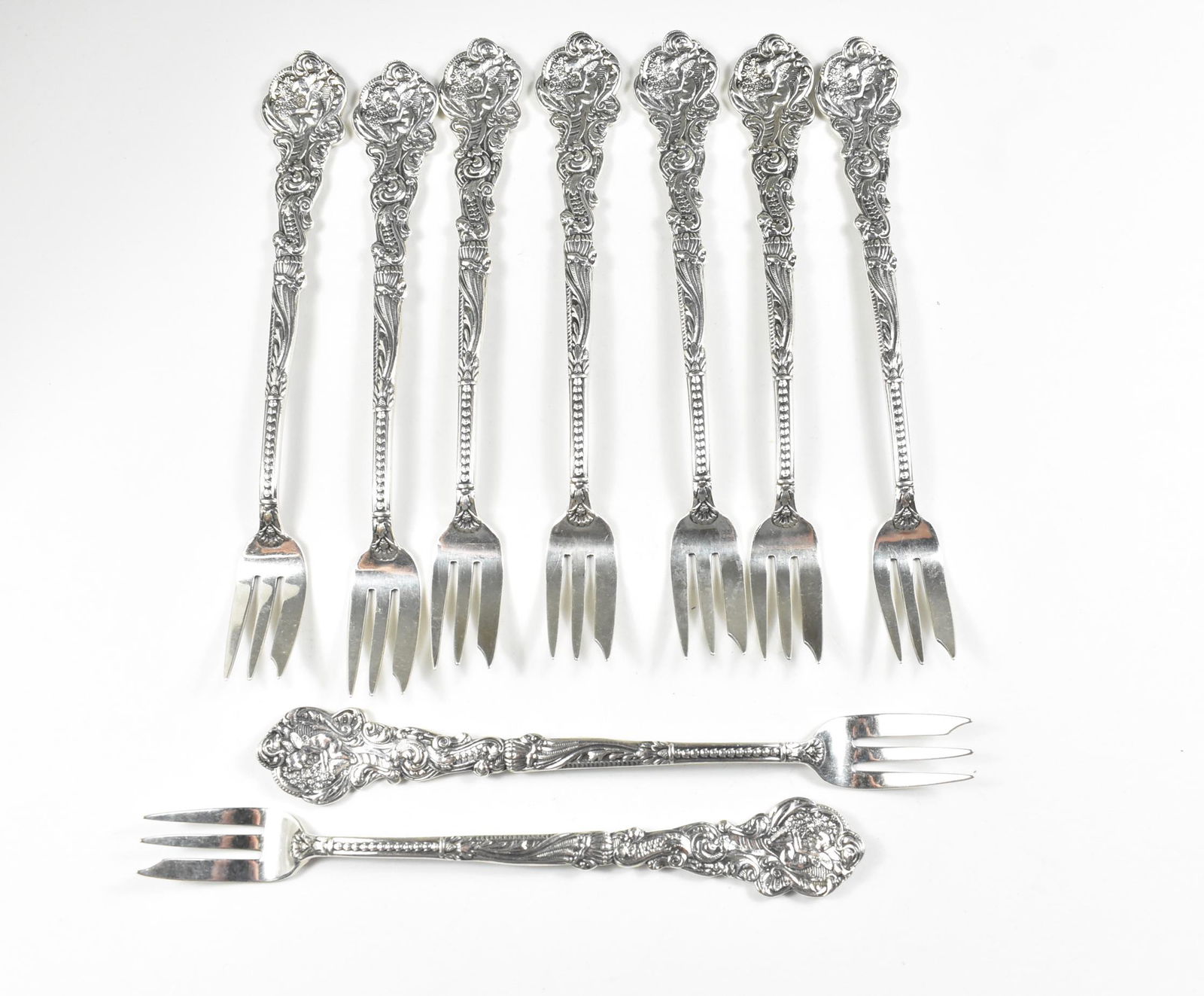 Antique Gorham Versailles Sterling Cocktail Forks (1 of 4)