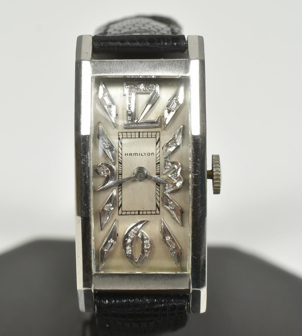 Hamilton Platinum Diamond Dial Tank (1 of 4)