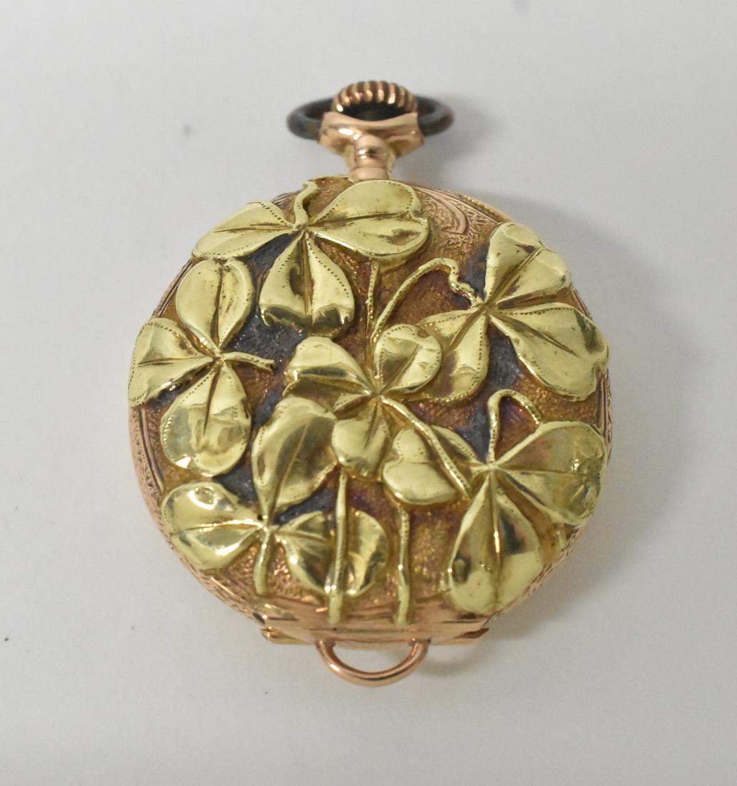 Ladies Swiss 14K Lapel Watch (1 of 6)