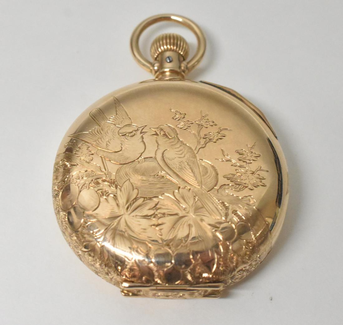 Elgin 14K HC with Birds 6 Size (1 of 7)