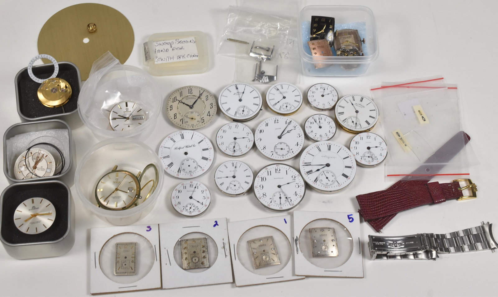 Watch Movement and Parts Group Rolex Omega, Buchener (1 of 20)