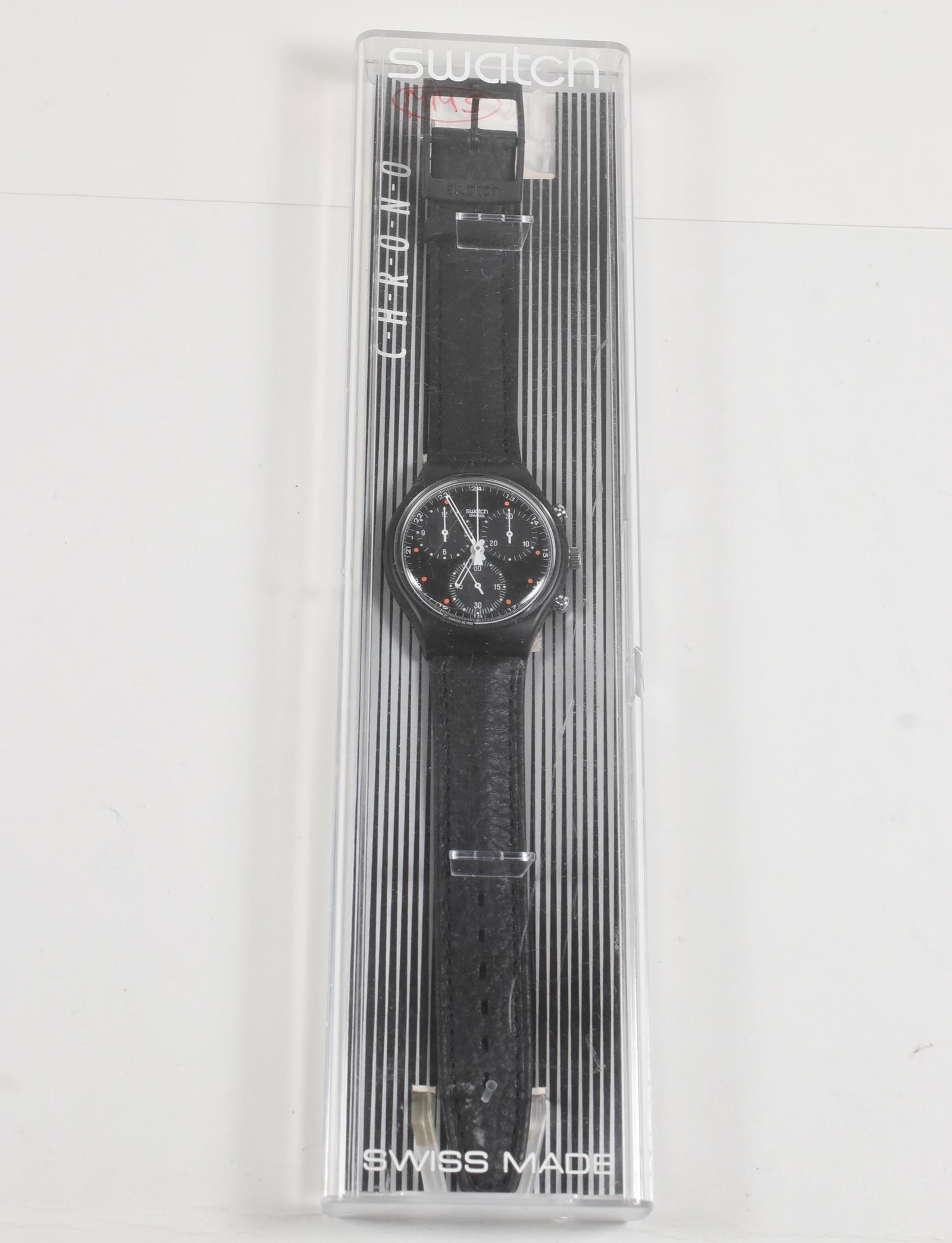 Swatch Chrono Wall Street: Swatch Chrono Wall Street, original box. Not tested. SCB106
