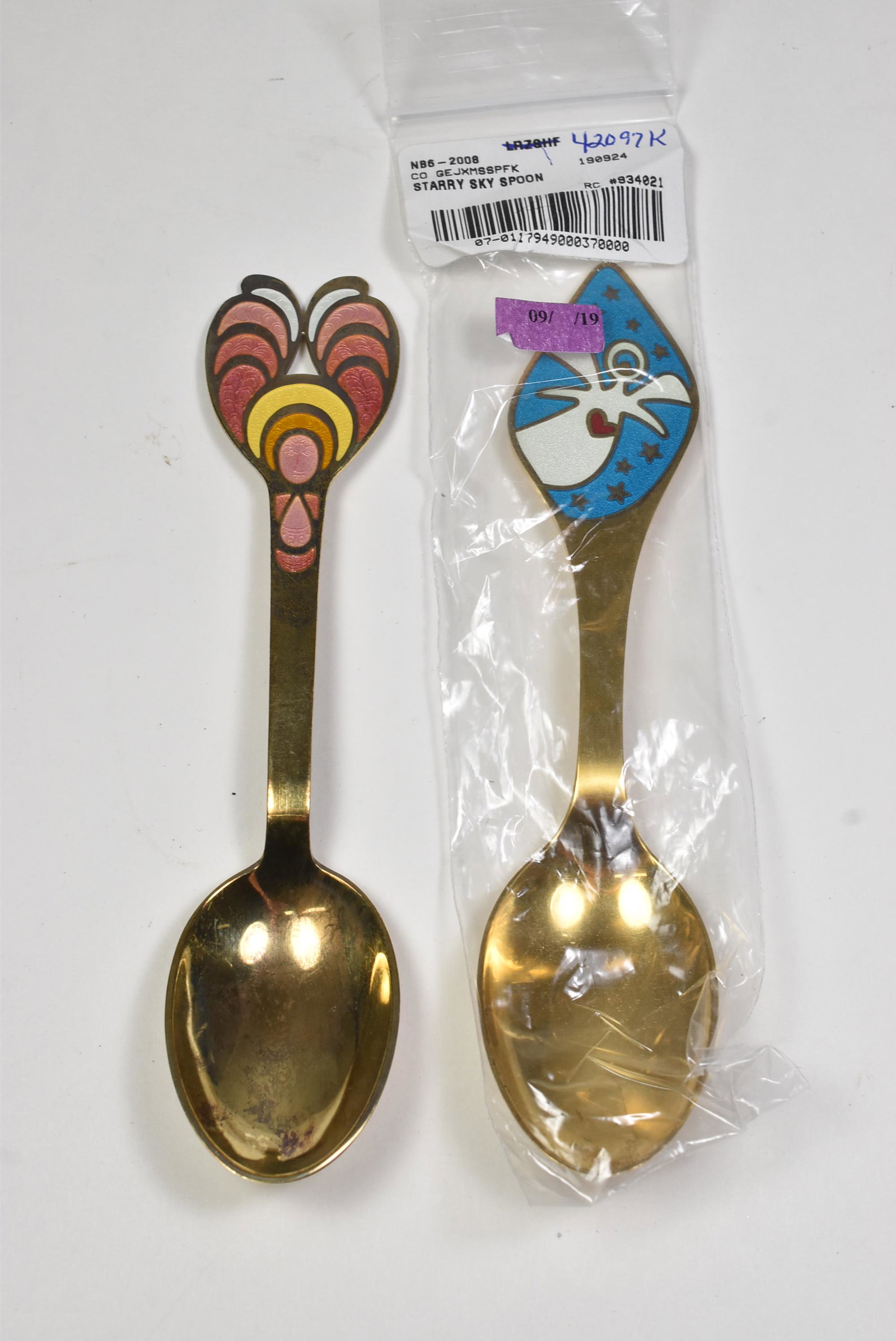 2 Sterling A. Michelsen Spoons July 2008, July 1972 (1 of 2)