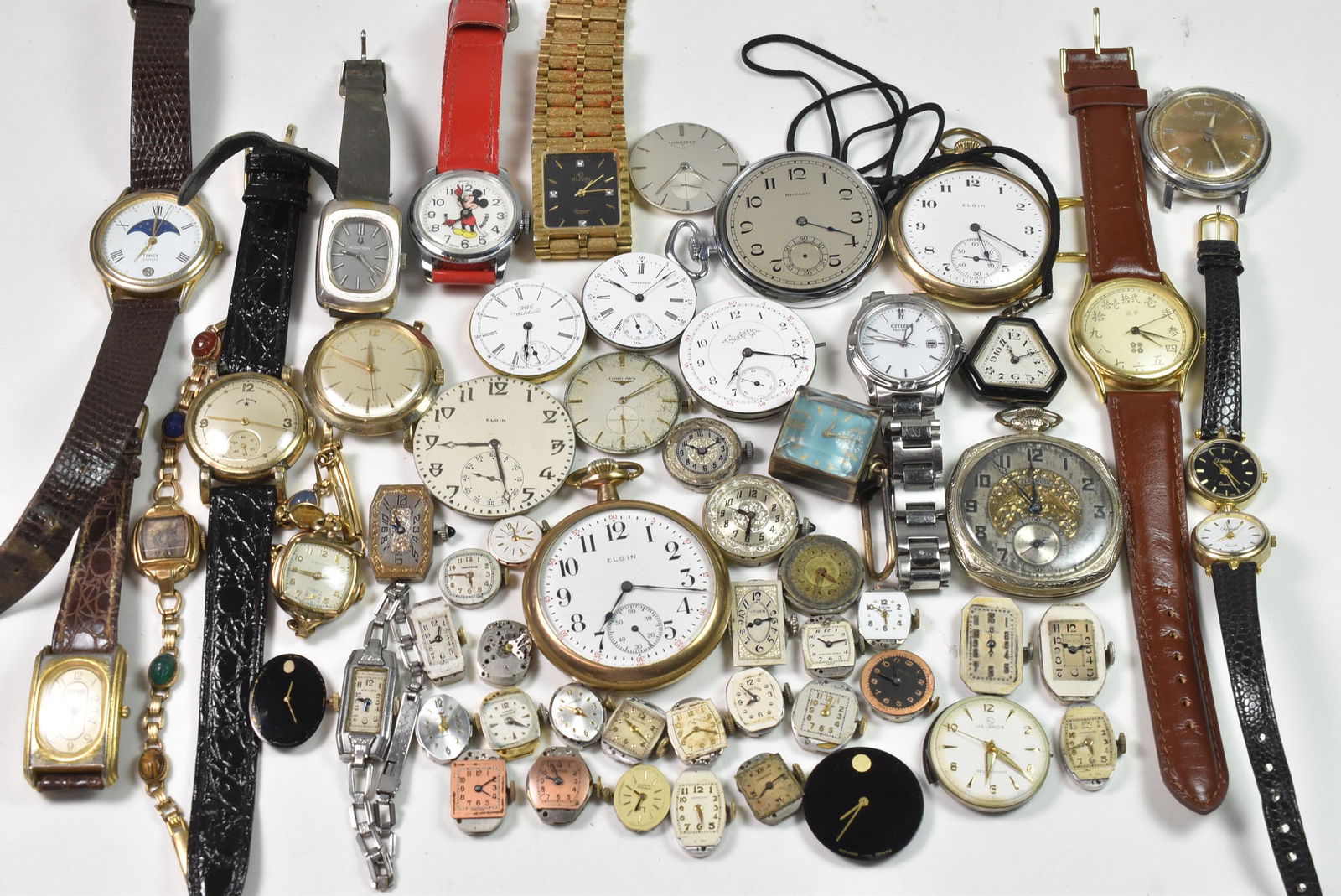 Wrist Watch, Pocket watch, and Movement Group (1 of 9)