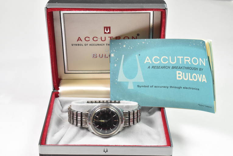 Accutron Bulova Wrist Watch W/ Box