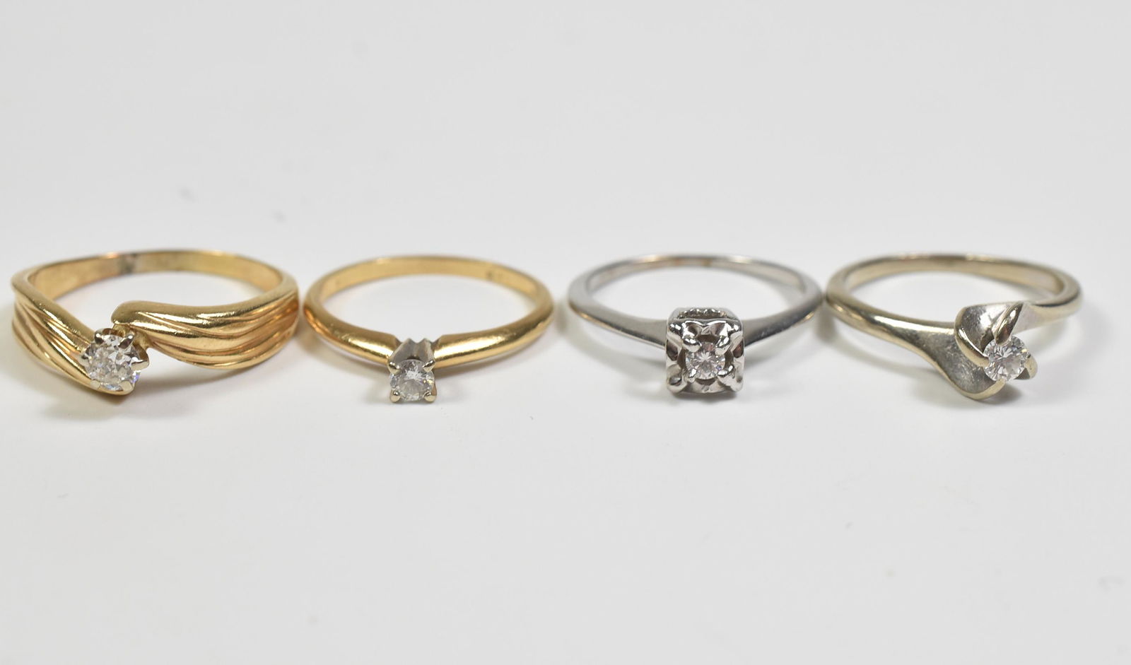 4 14K Ladies Diamond Rings (1 of 4)
