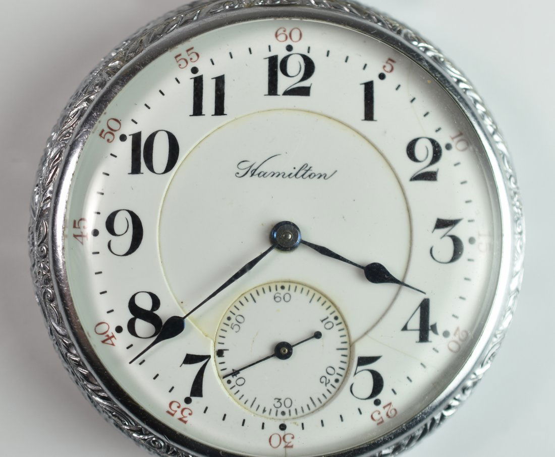 Hamilton 21 J 16 Size Pocket Watch (1 of 3)