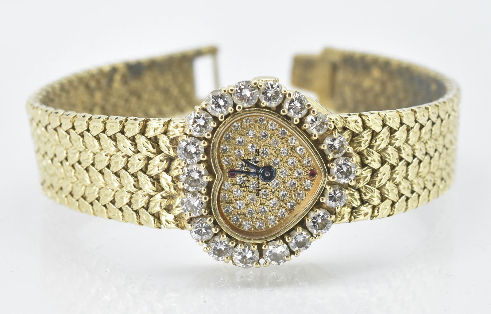 Piaget Quartz 18K Gold and 2 ct Diamond Watch (1 of 5)