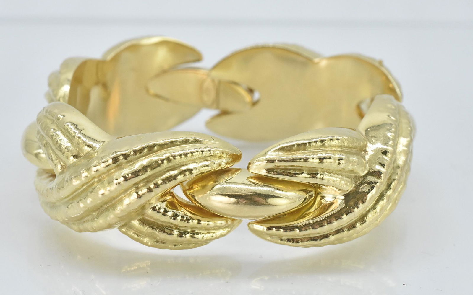 18K Gold Nuovi Gioielli Italian 7" Bracelet (1 of 7)