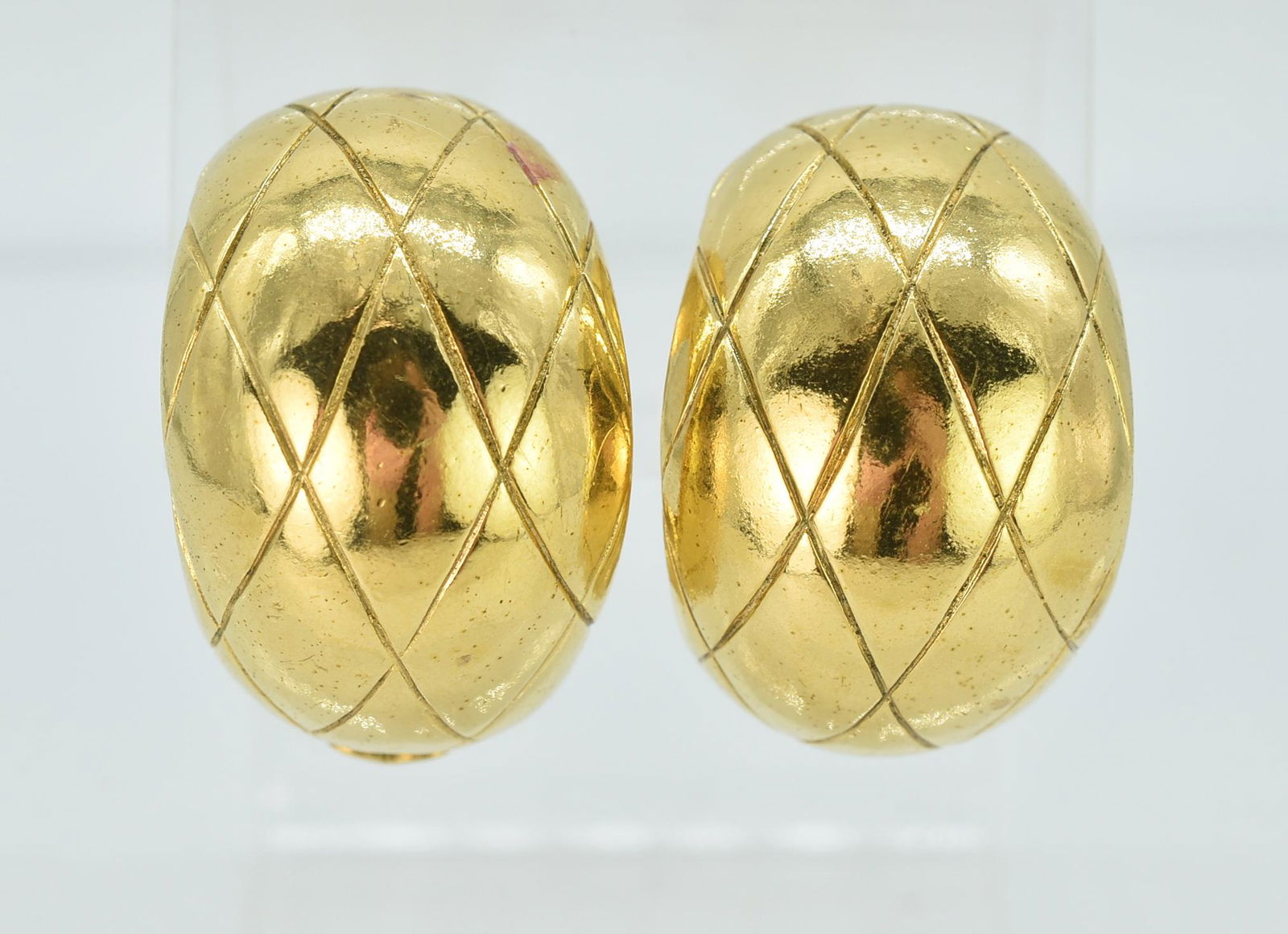 Chanel Wide Hoop Clip Earrings (1 of 3)