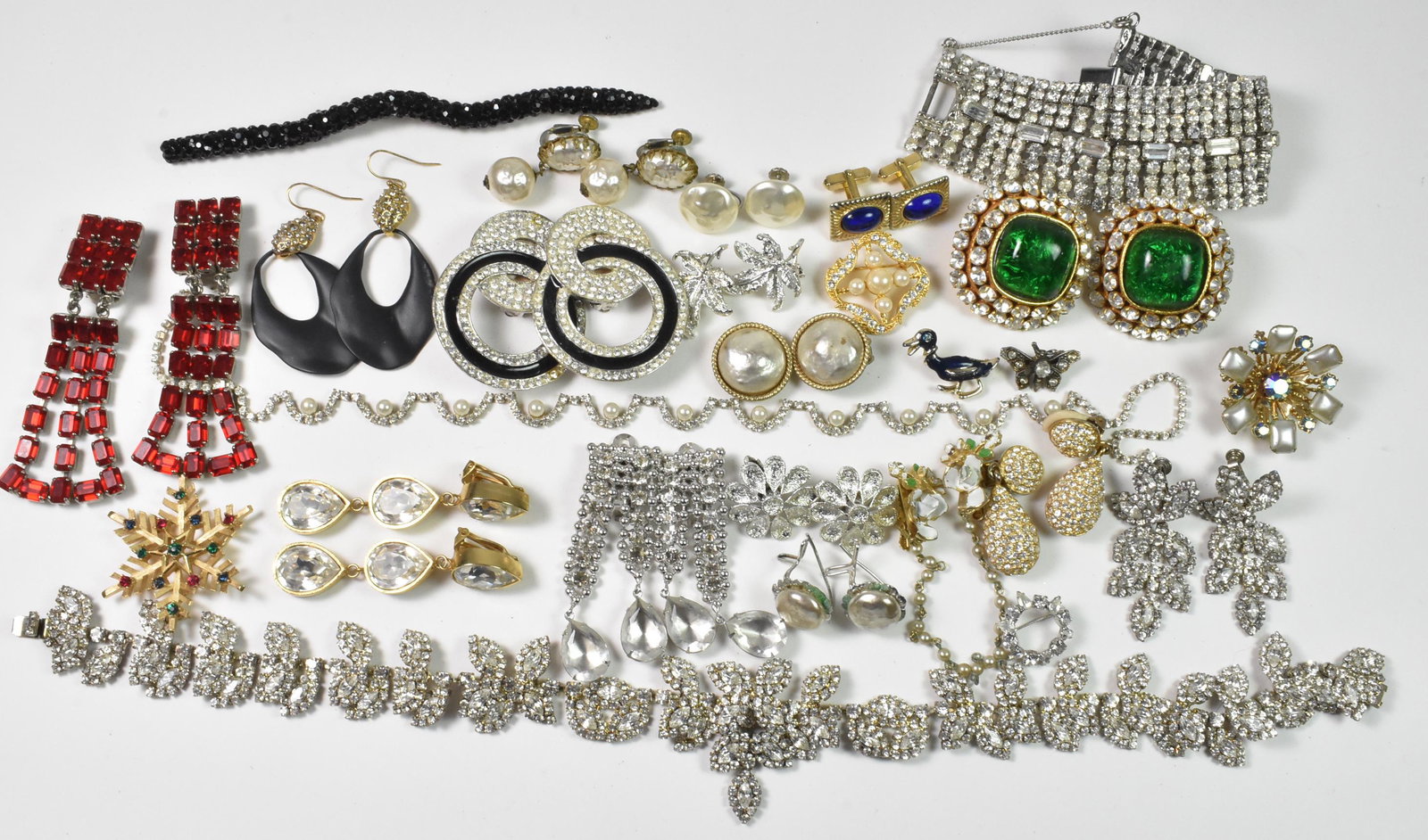 Trifari, Dominique, Richelieu Rhinestones and Dress Up Jewelry (1 of 6)