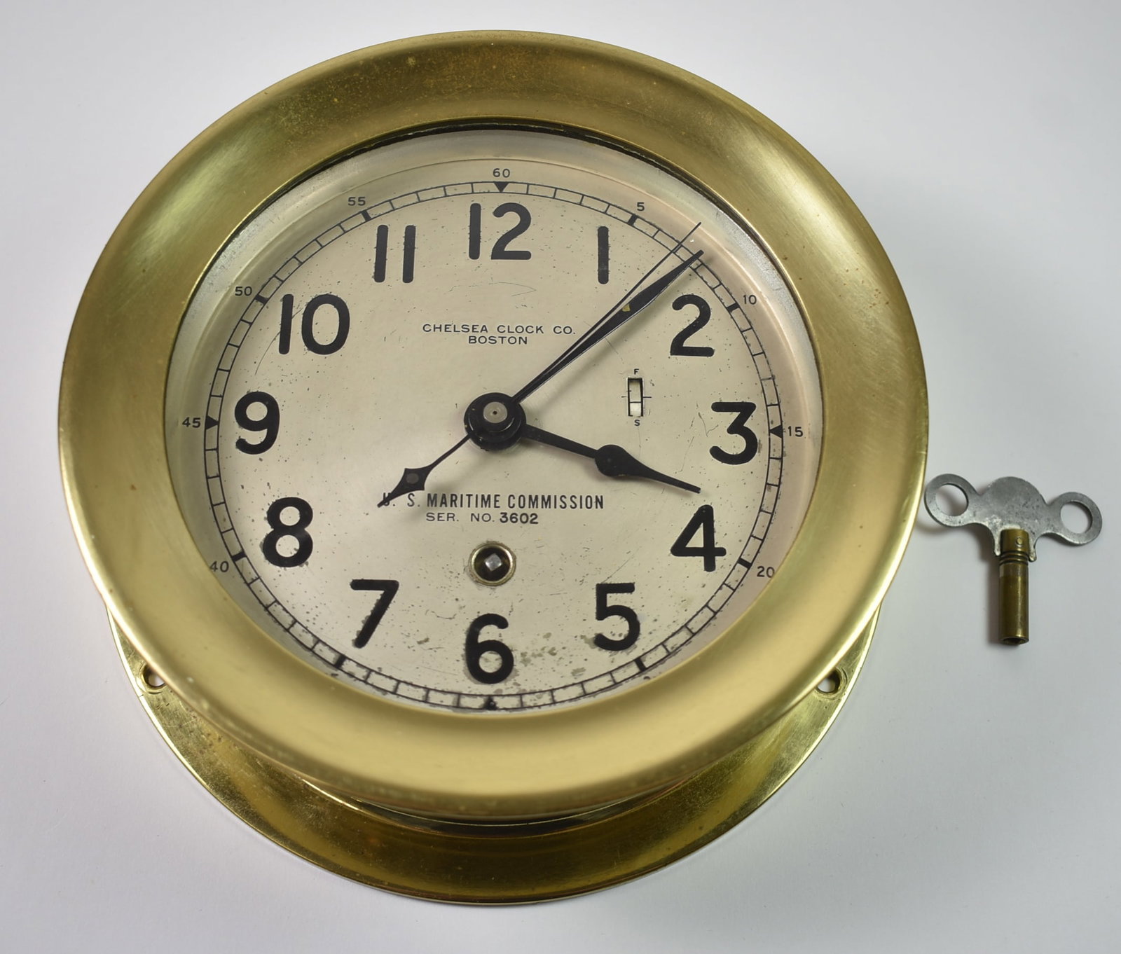 Chelsea US Maritime Commission Ships Clock (1 of 5)