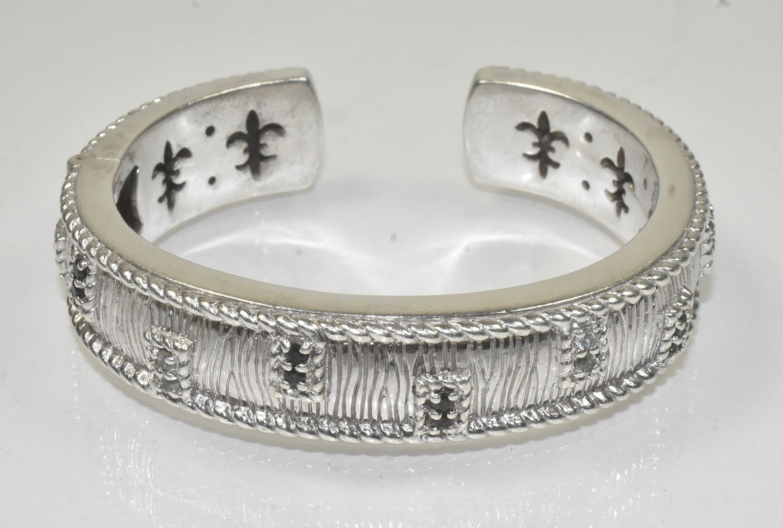 Judith Ripka Hinged Bracelet, 925 (1 of 5)