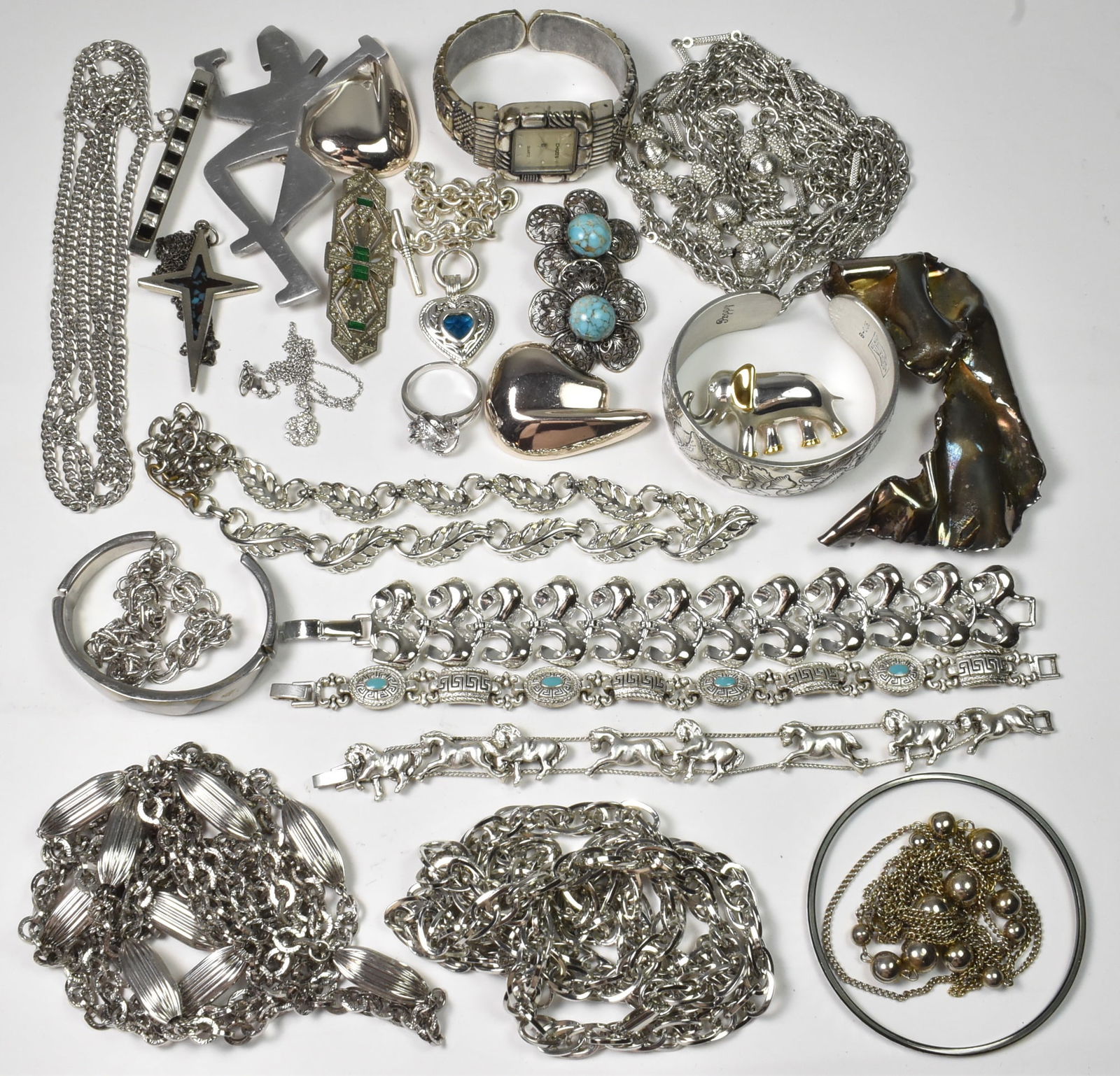 Silver Tone Jewelry (1 of 4)