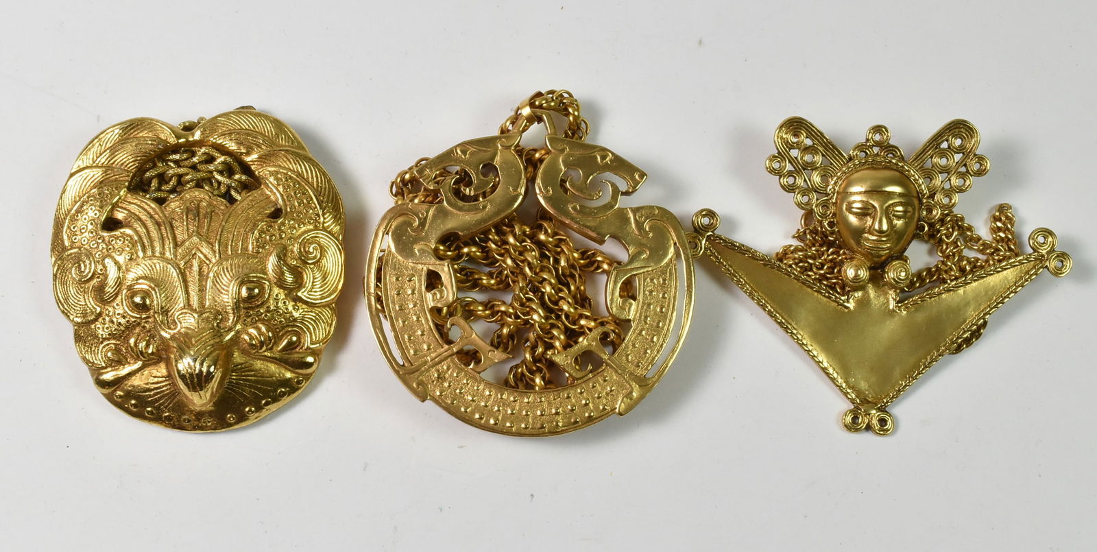 Large Pendent Necklaces Lot, Alva Museum Relicas (1 of 4)