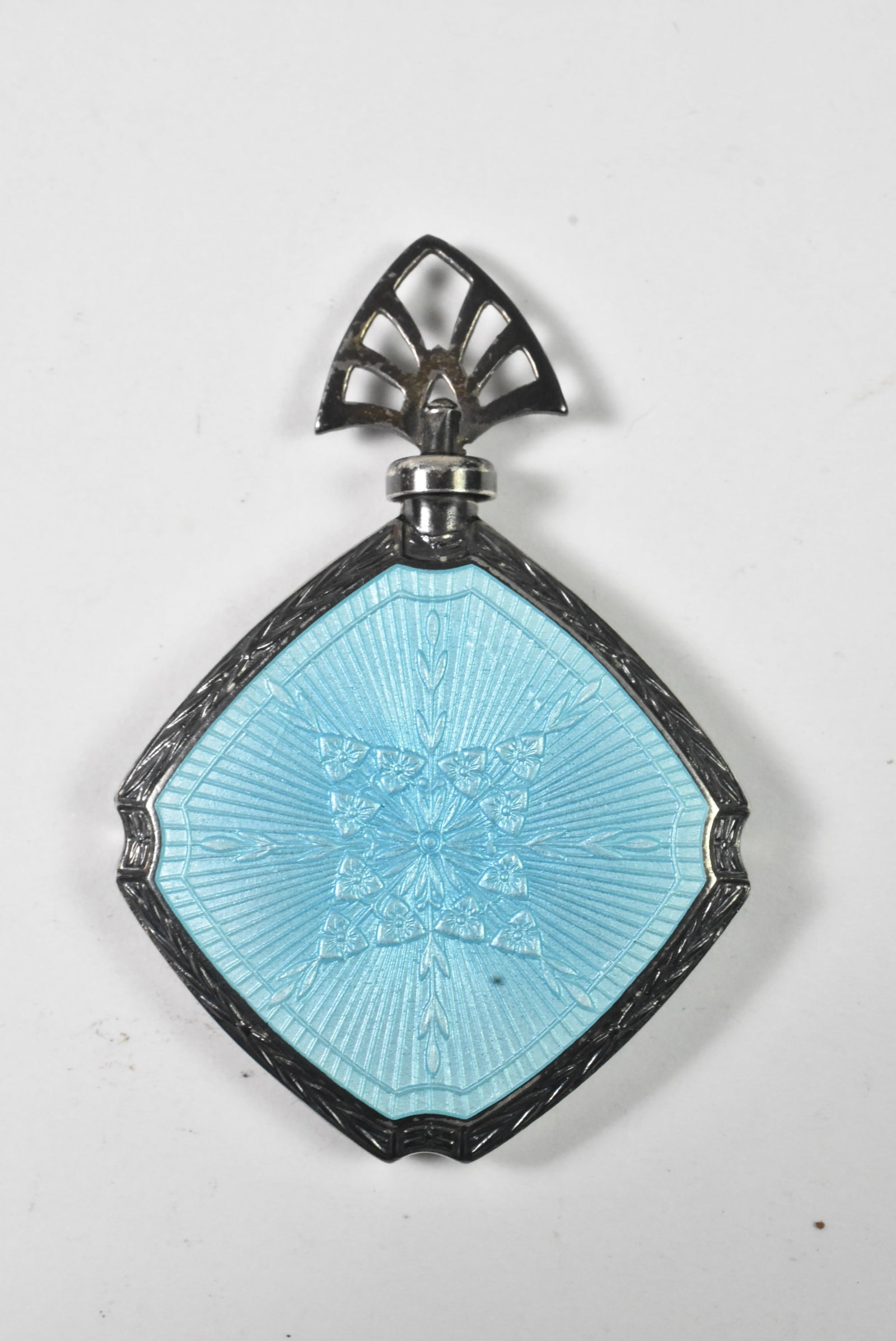 Sterling and Enamel Art Deco Perfume (1 of 4)