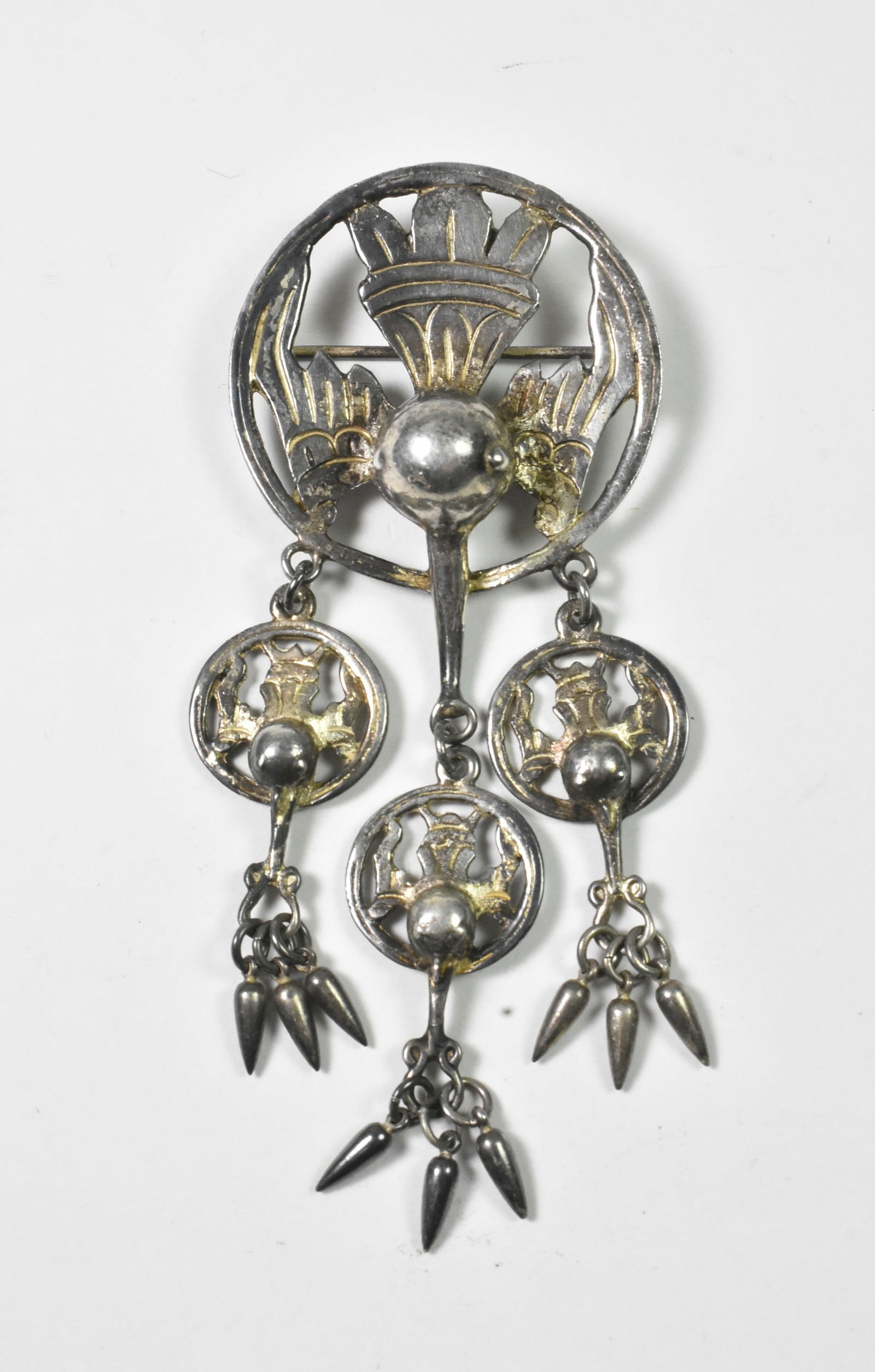 Silver Plated Humming Bird Pin (1 of 4)